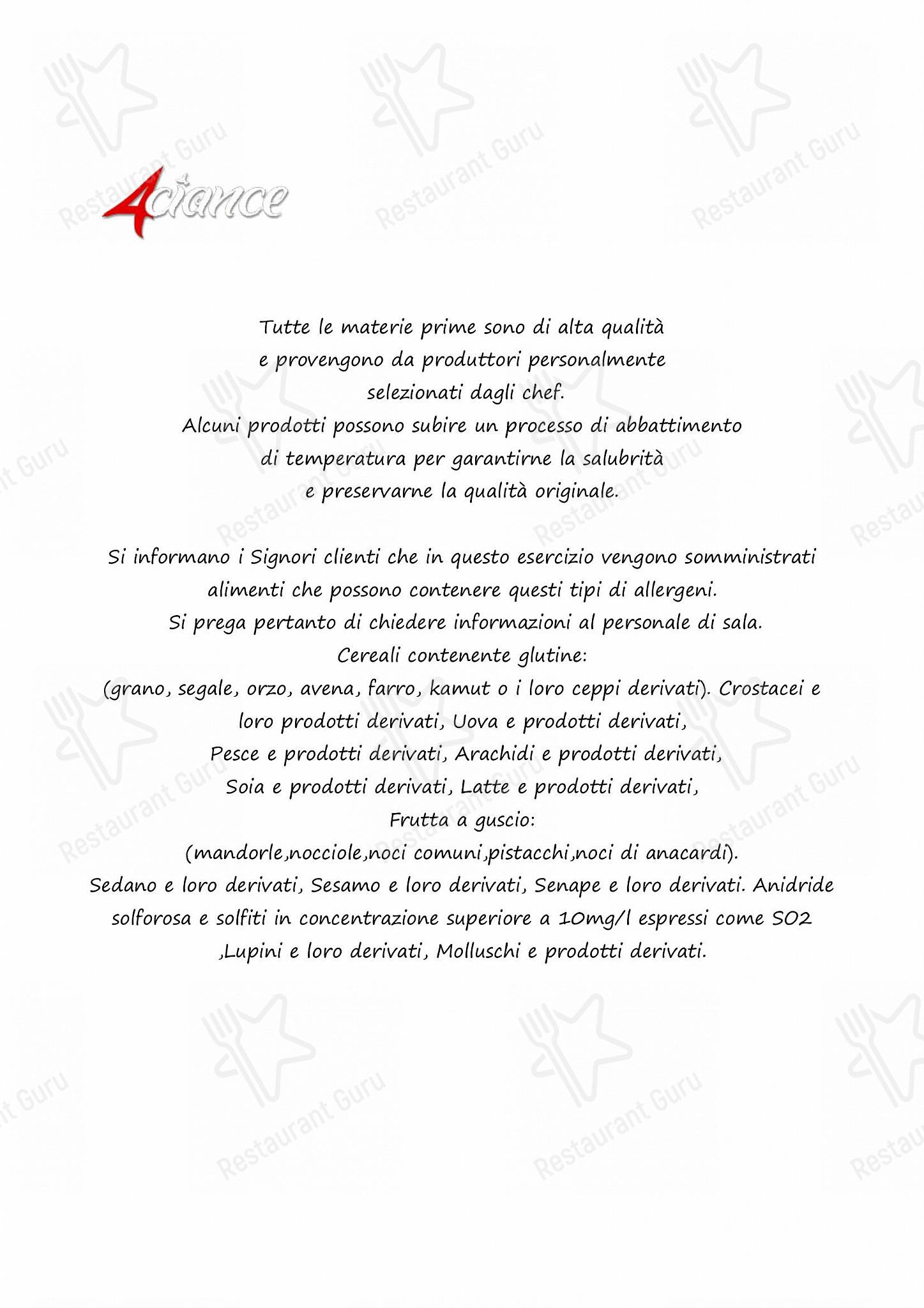 Breakfast Menu per 4 Ciance in Cuneo