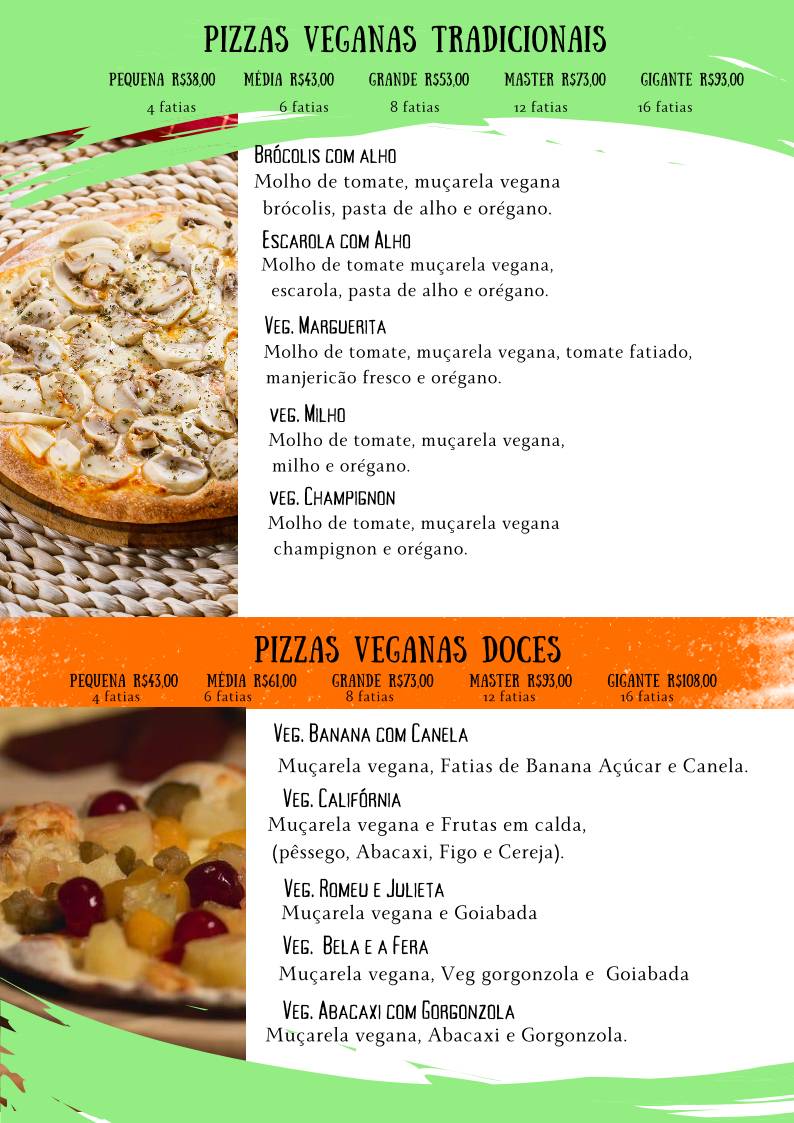 Arthorius Pizzaria cardápio