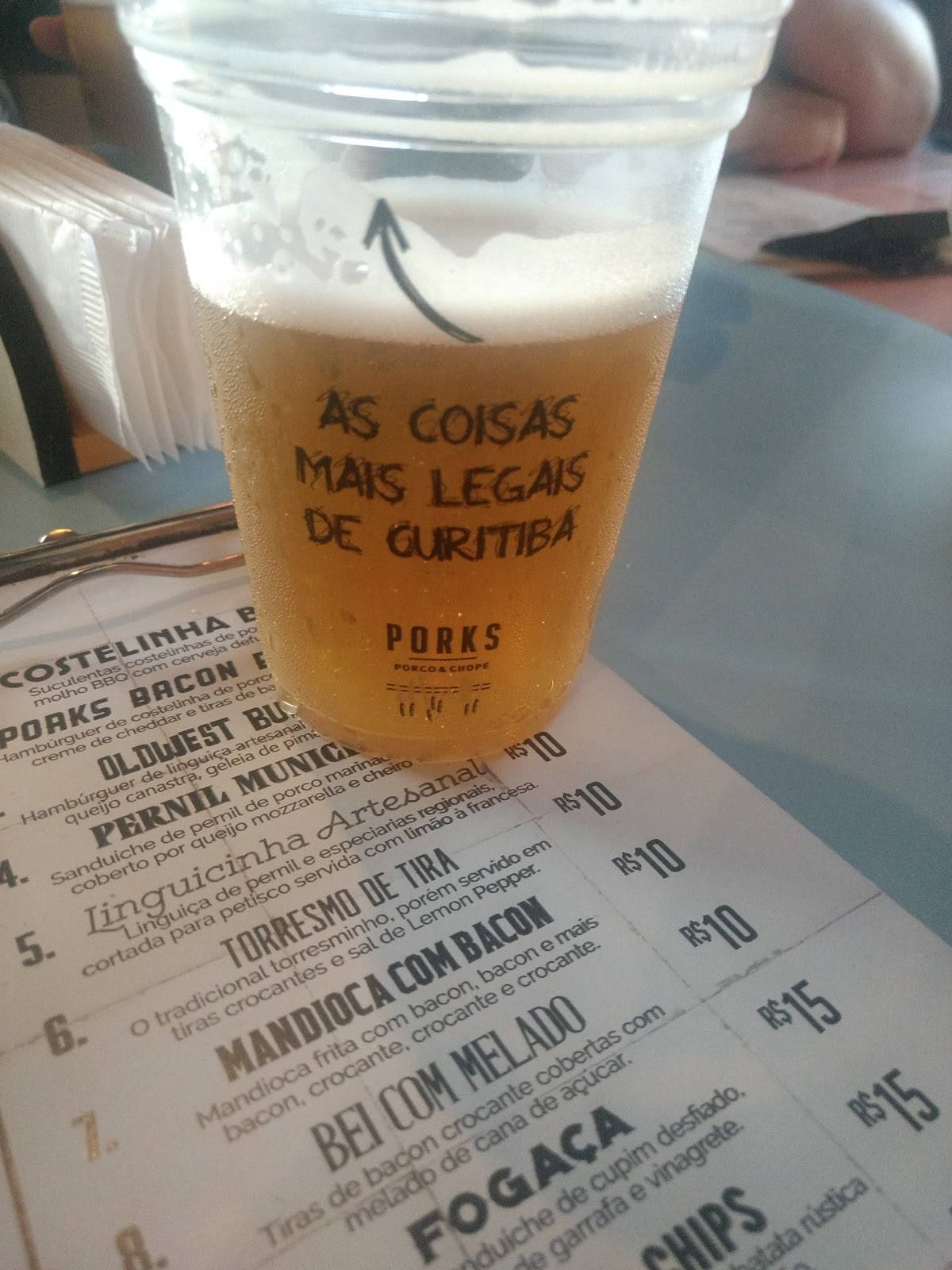 Porks - Museu do Olho cardápio