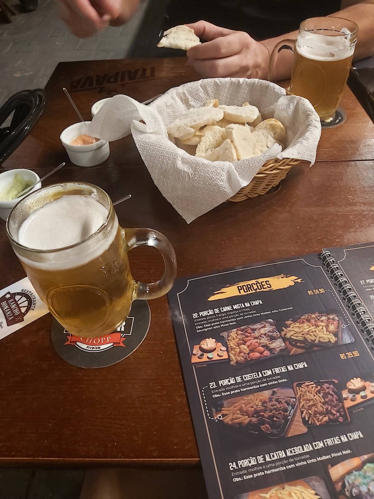 Rancho Bonanza Bar e Restaurante cardápio