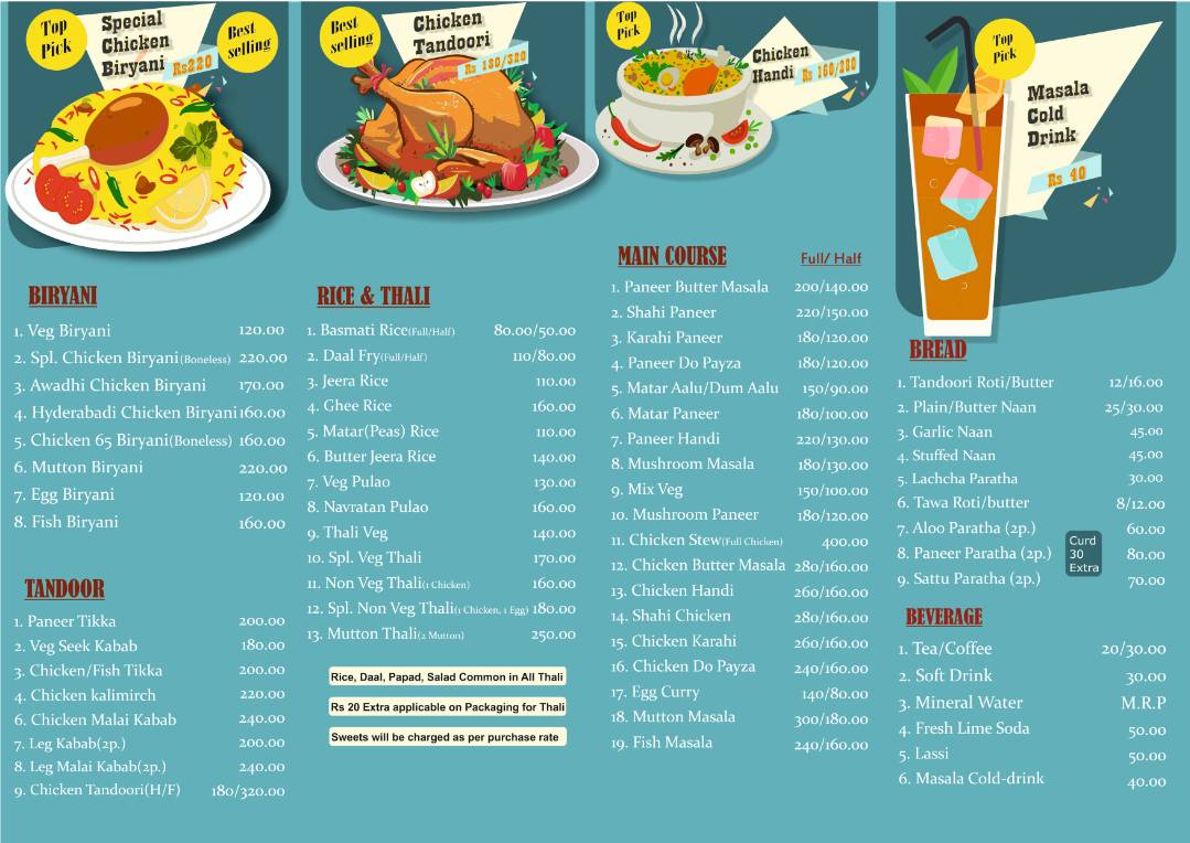 DUMSUM menu