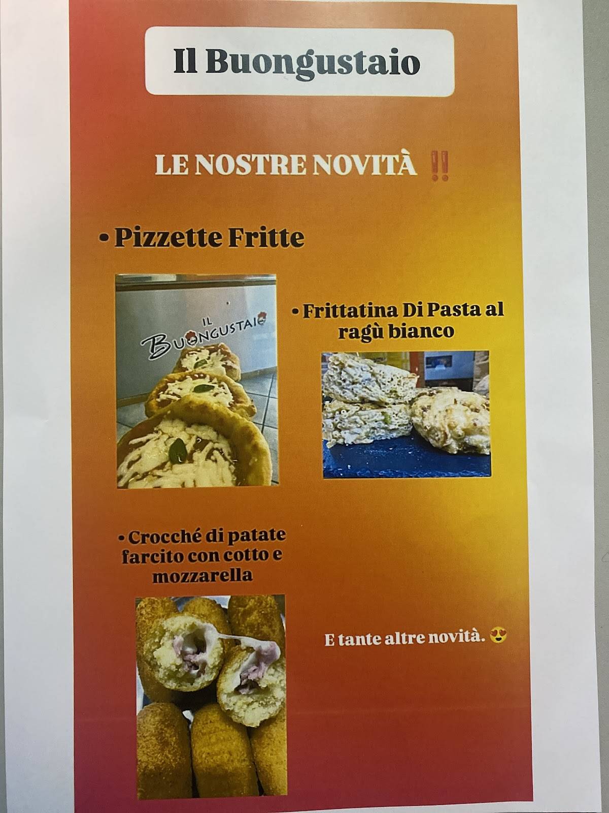 Menu di Il buongustaio 