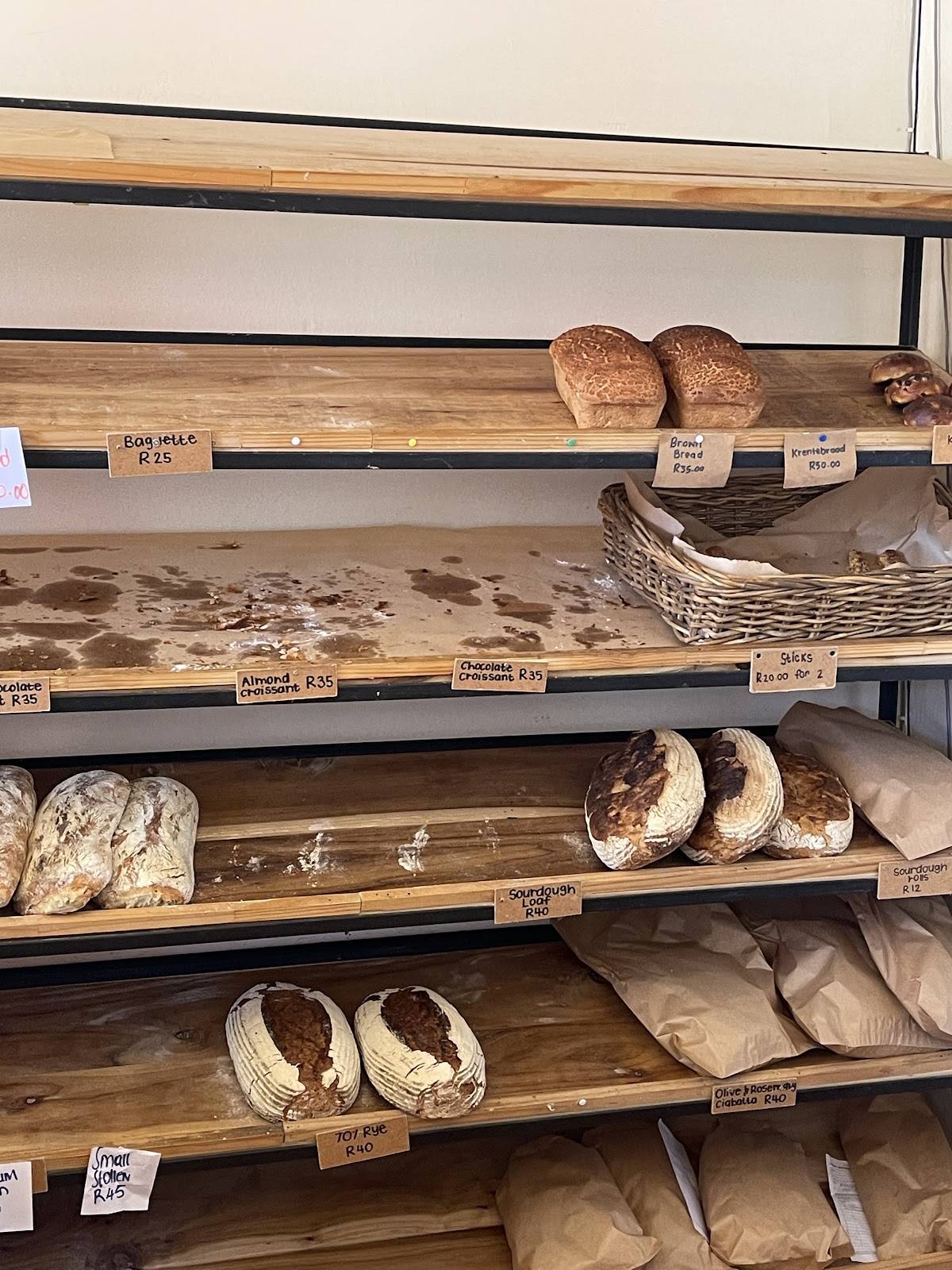 Menu de Daan's Bakery
