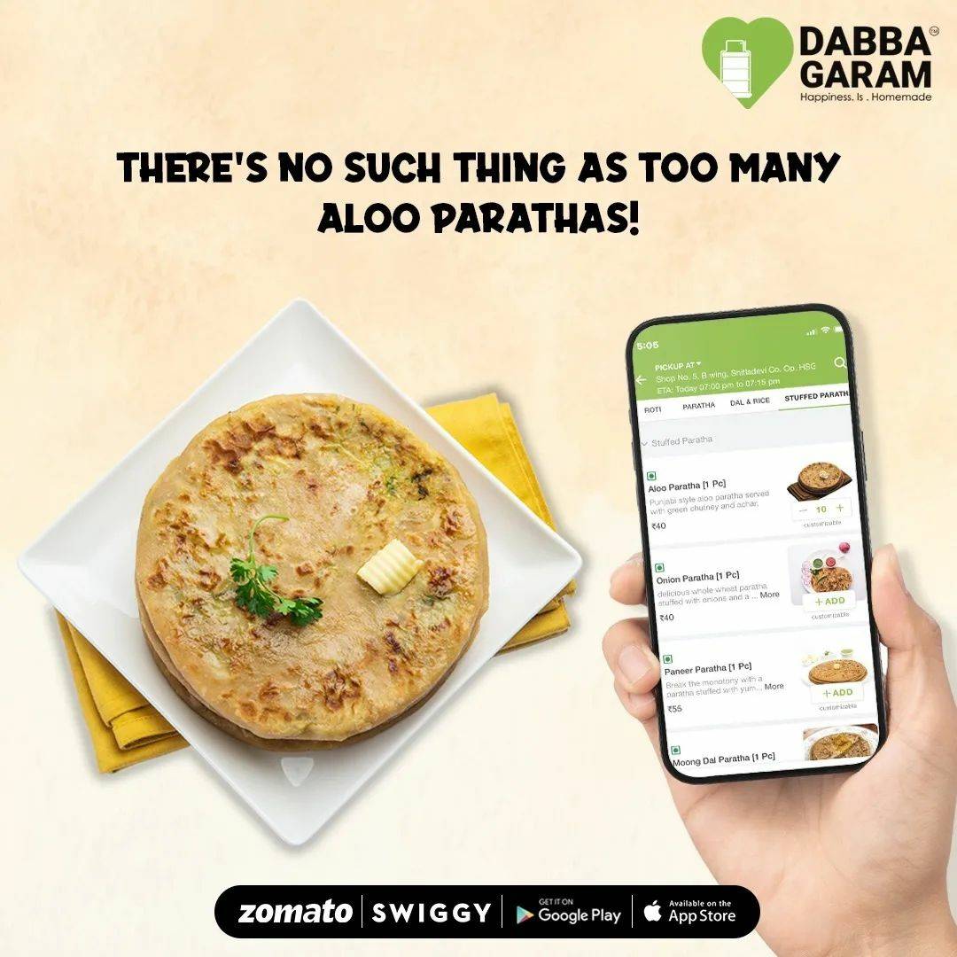 Dabba garam- Tulsidham menu