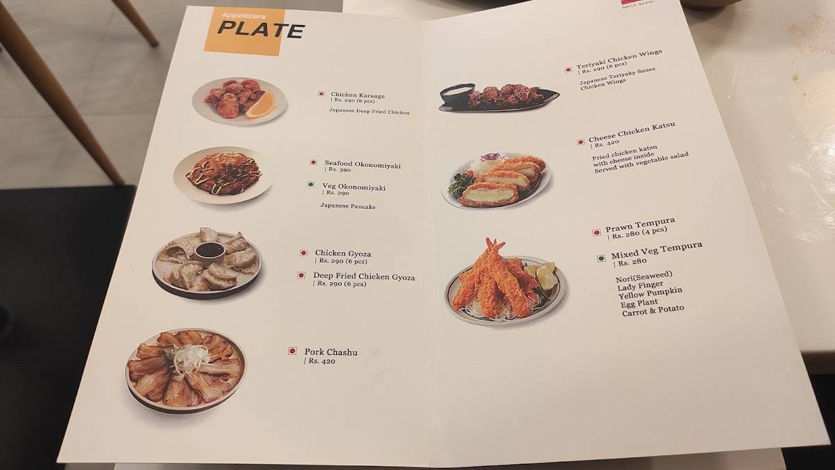 Daily Sushi - Whitefield menu