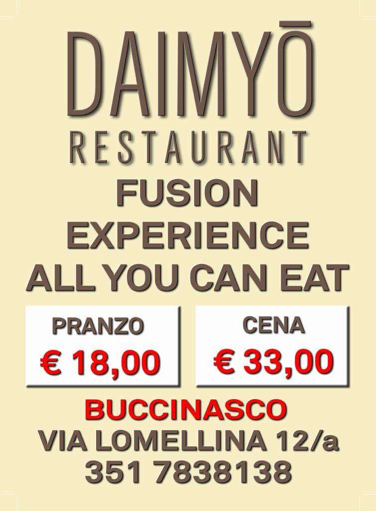 Menu di Daimyo Restaurant 