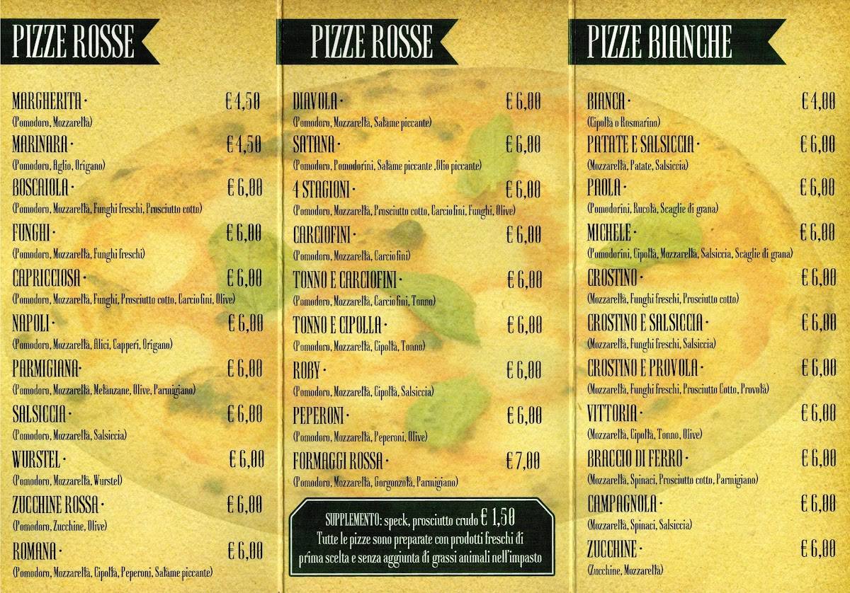 Menu di Dany's Pizza 