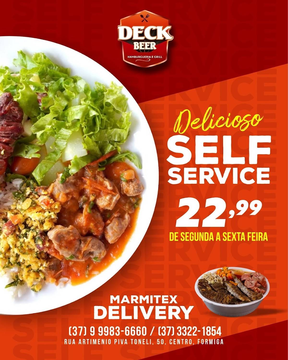 Deck Beer Restaurante Bar e Grill cardápio