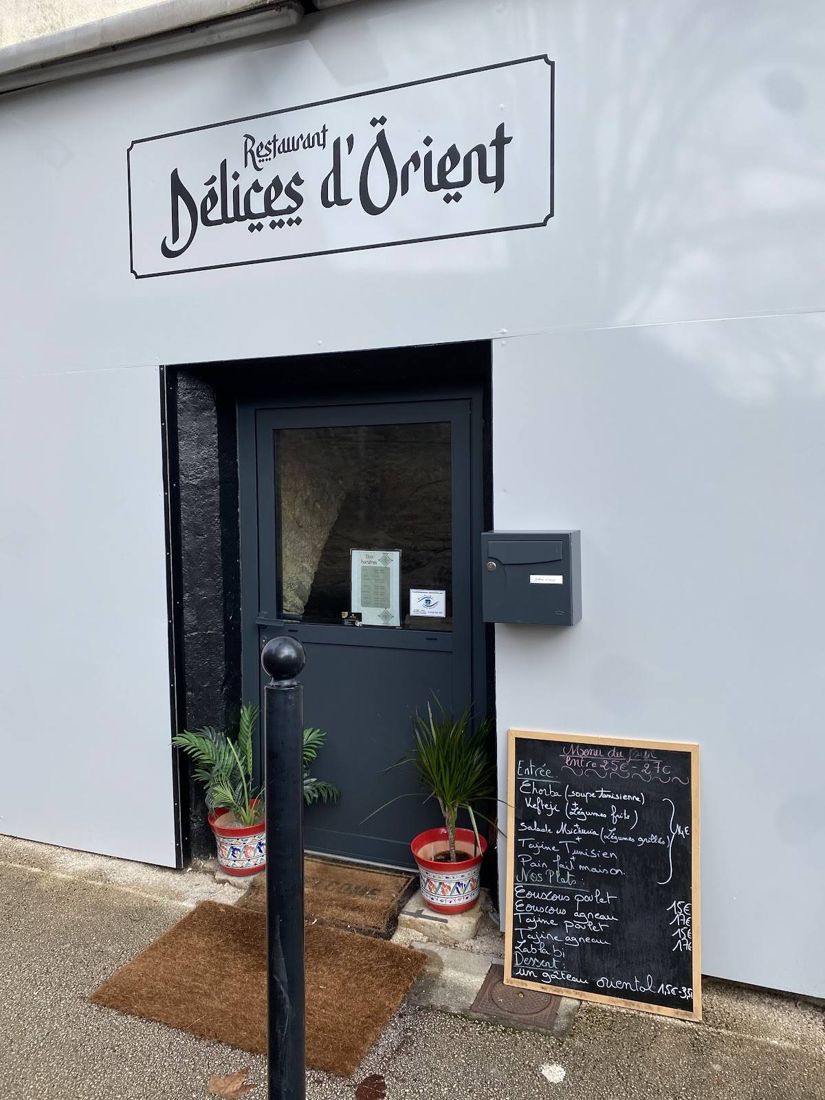 Menu de Délices D'orient
