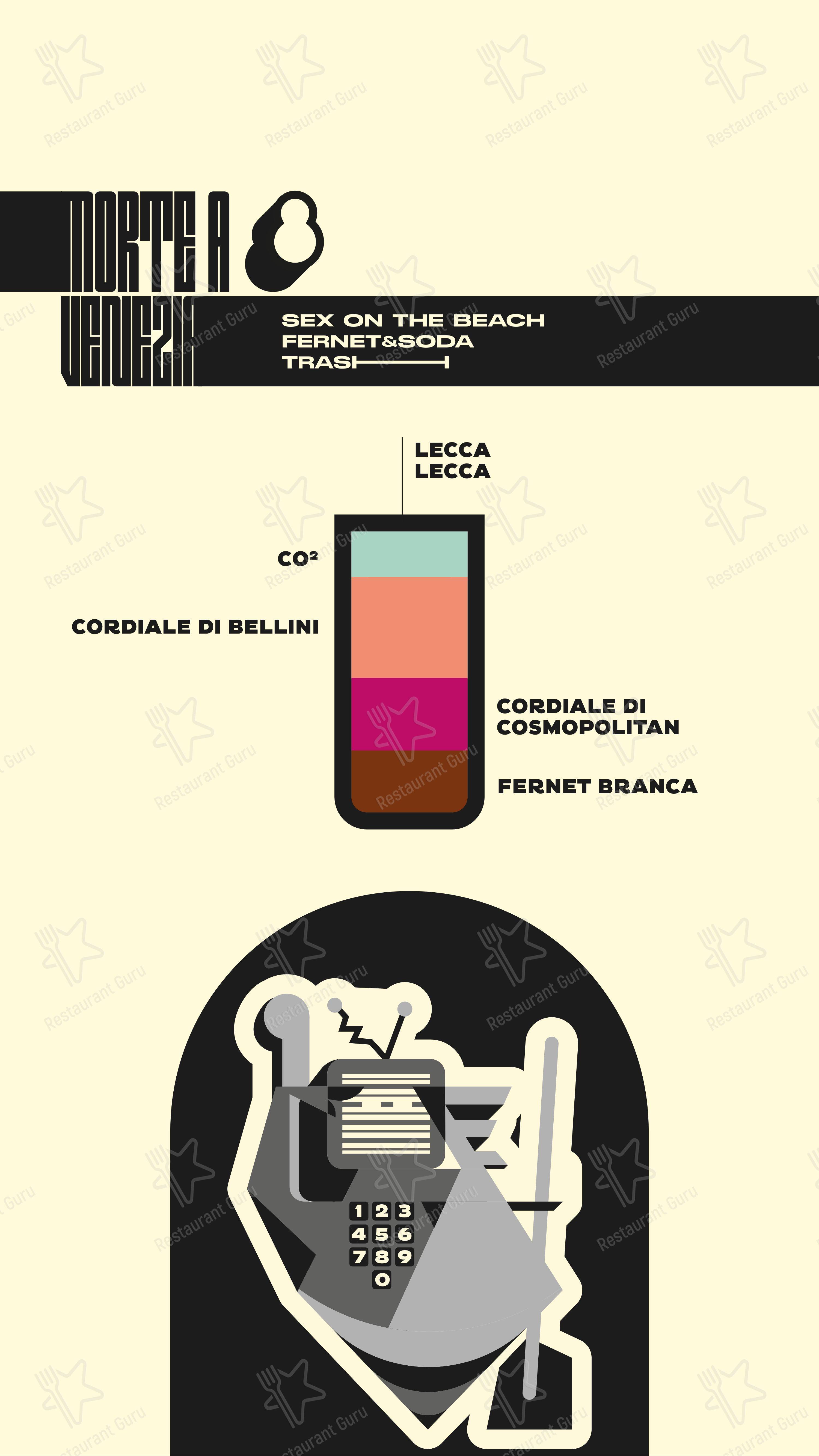 Menu di Depero Club - Menu bar