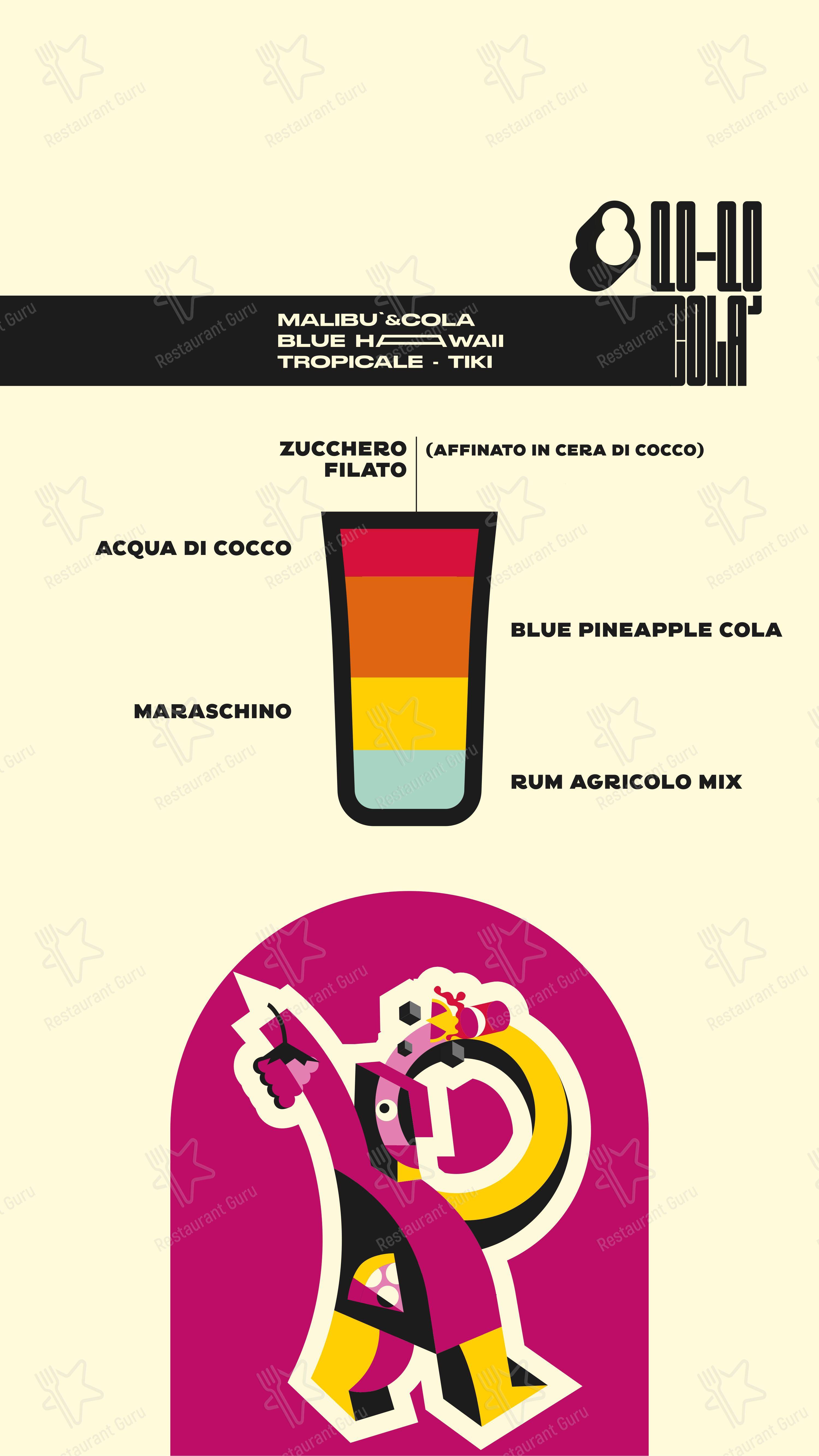 Menu di Depero Club - Menu bar