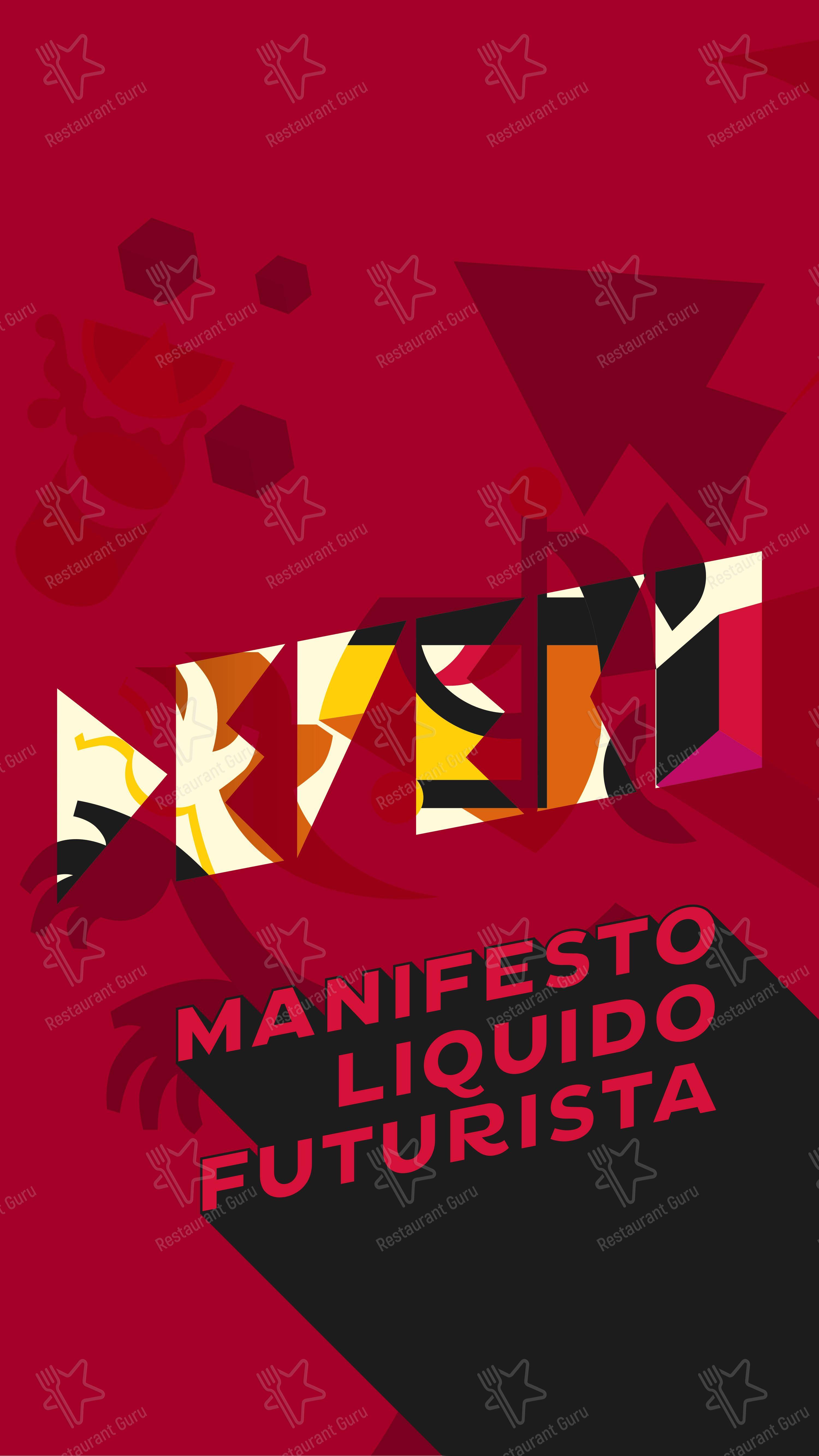 Menu di Depero Club - Menu bar