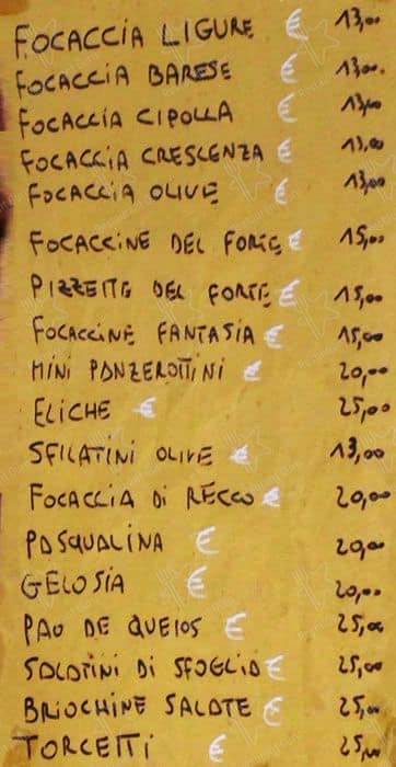 Menu di Pattini 