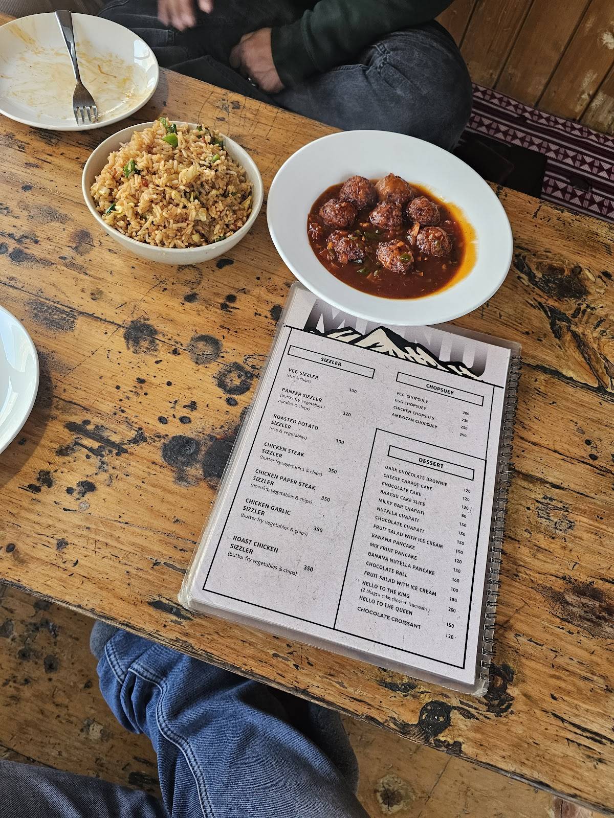 Sandy's Kitchen menu