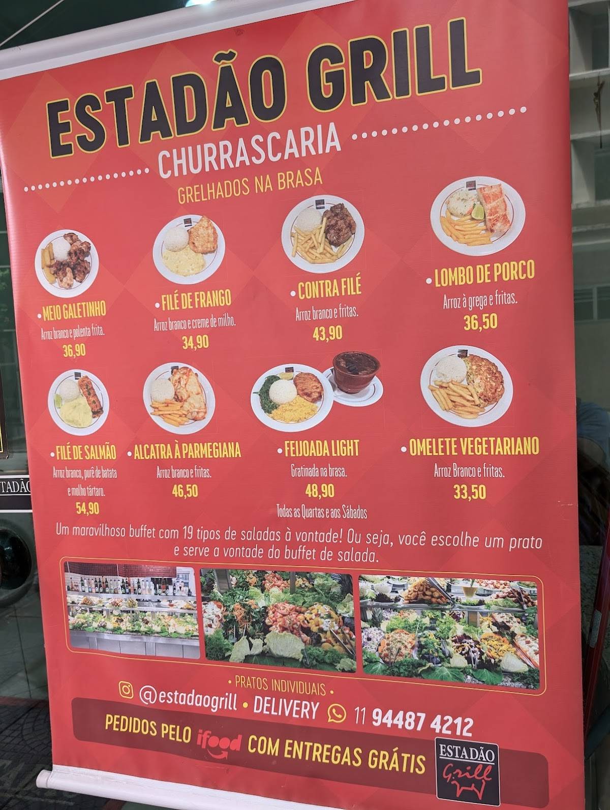 Diário Grill cardápio