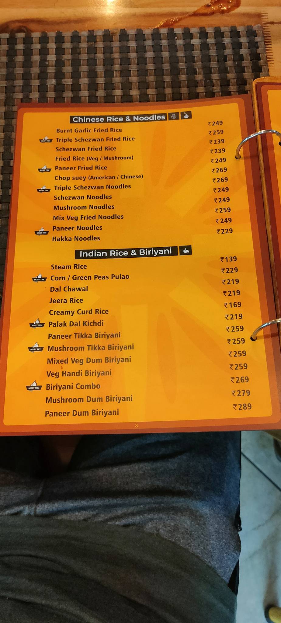 Dil Se Restaurant menu