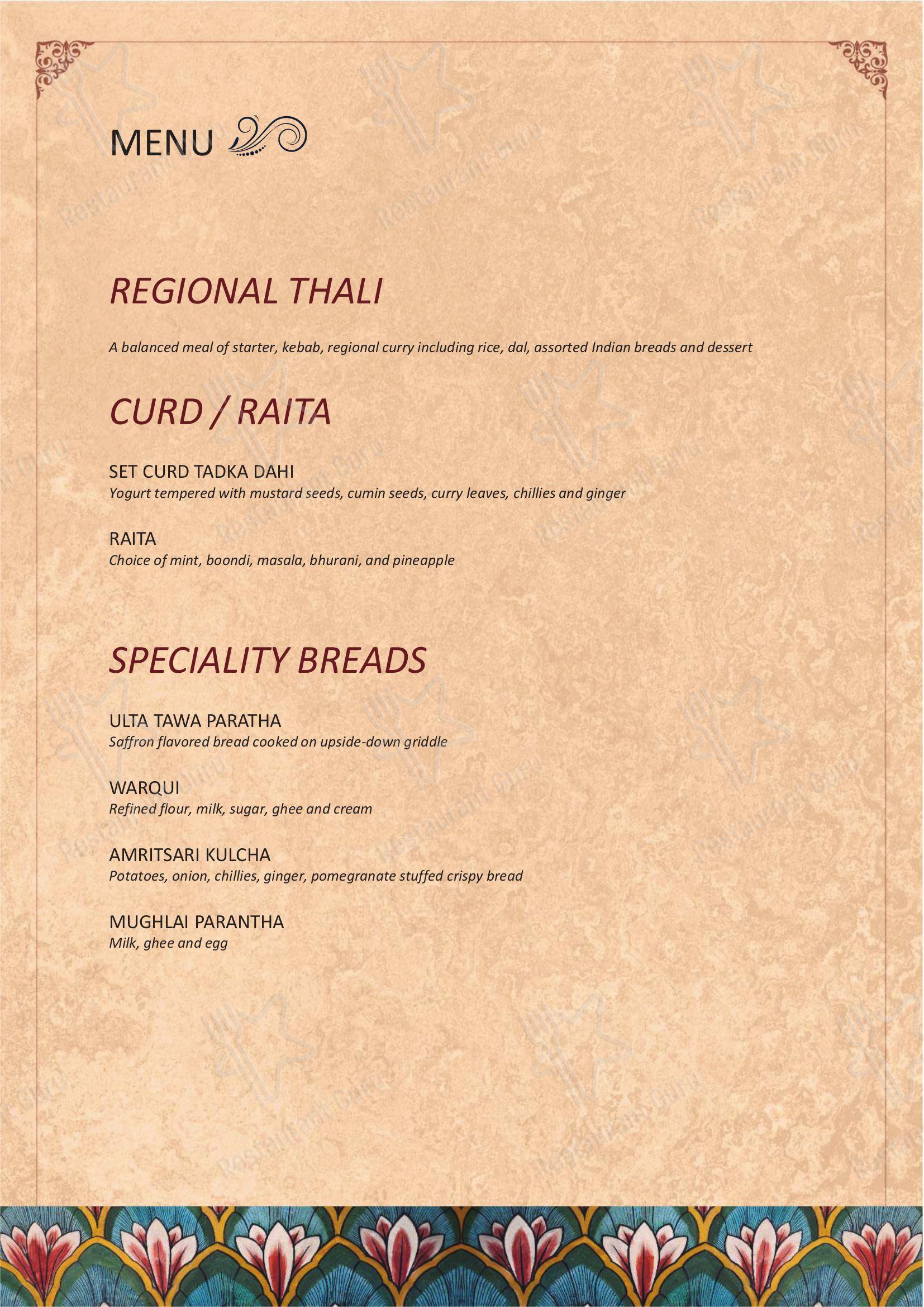 Dilli 32 in Delhi - Menu