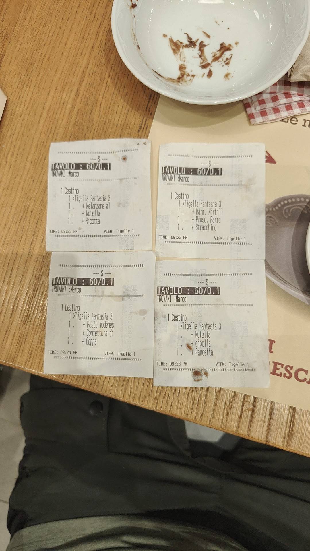 Menu di Dispensa Emilia Segrate 