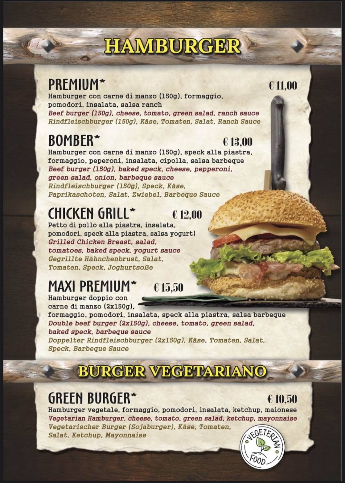 Menu di Dixie Pub 
