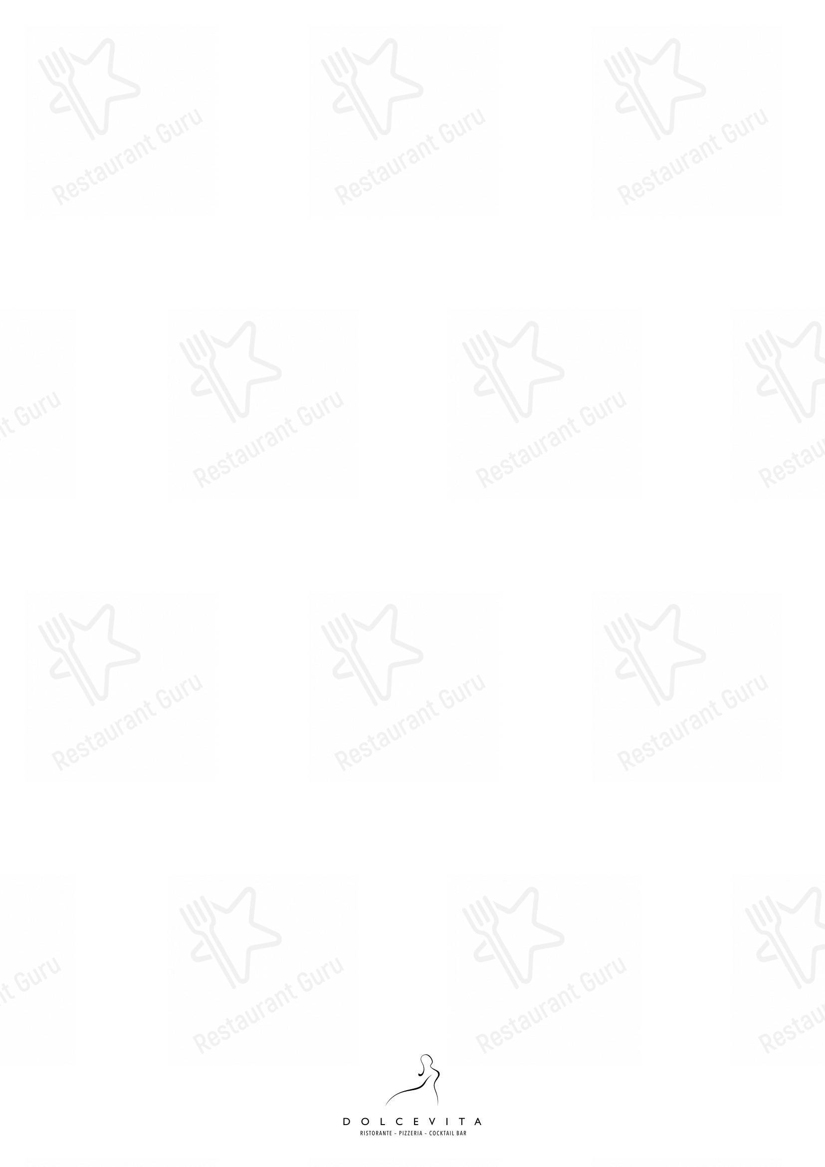 At Home Catering Menu per Dolcevita ristorante