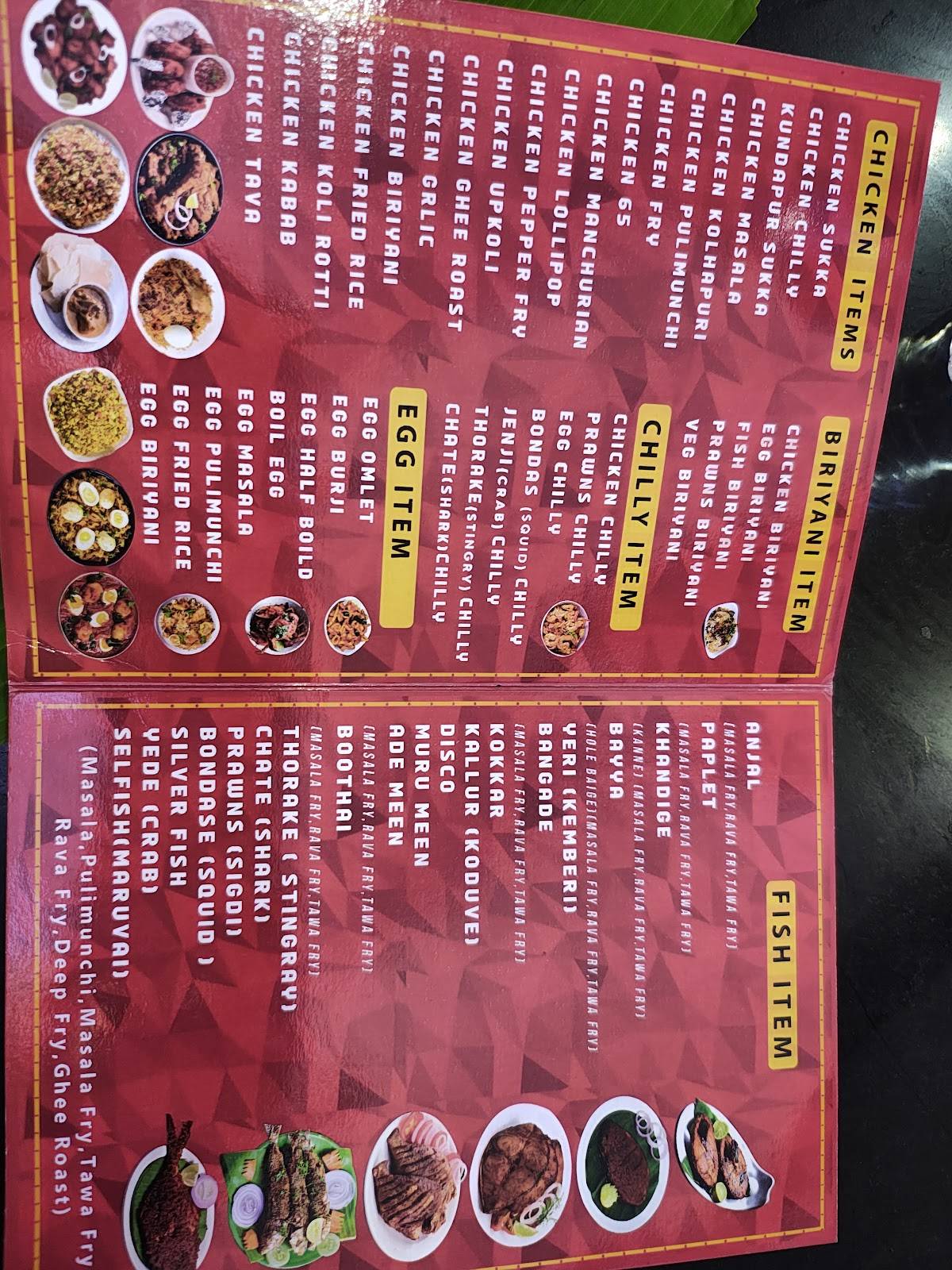 Dolphin Lunch Home menu