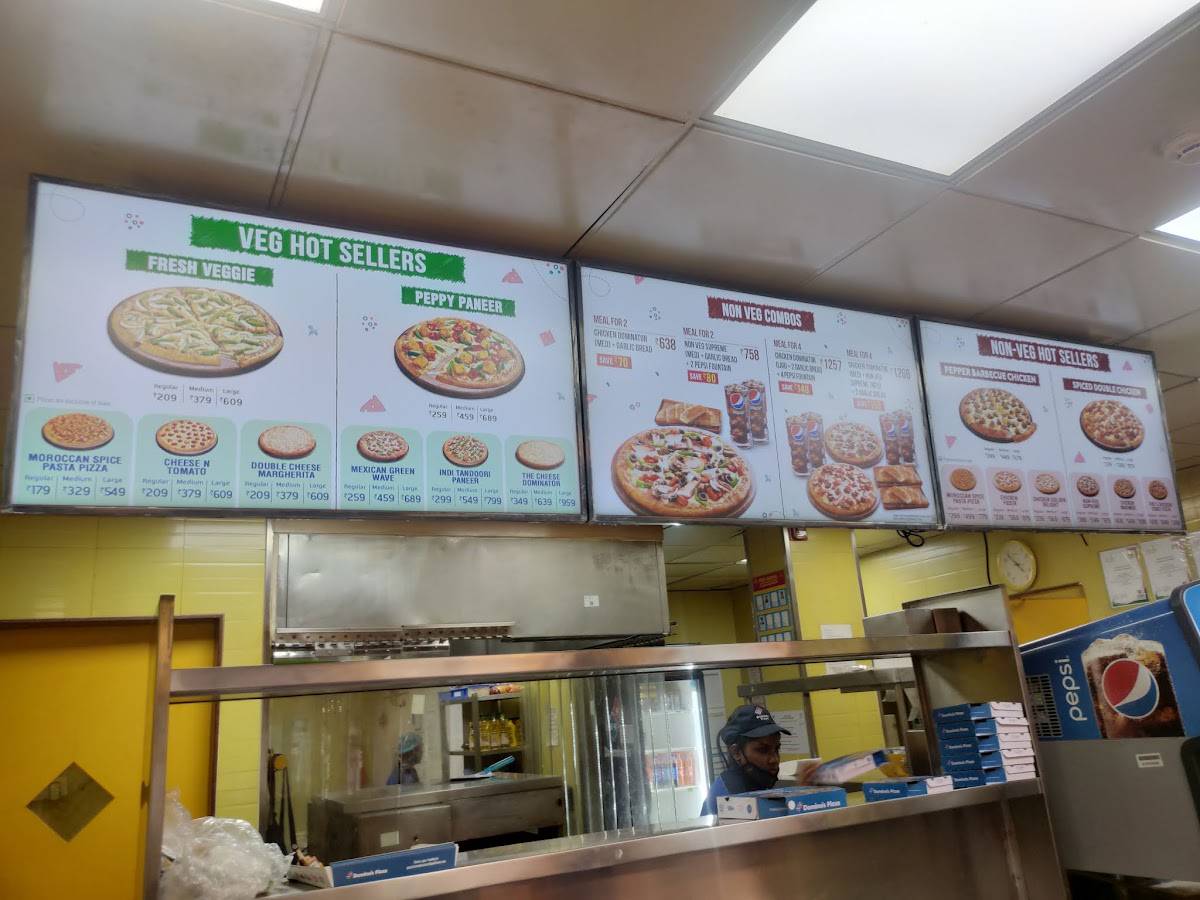 Domino's Pizza Rajapeth, Amaravati menu