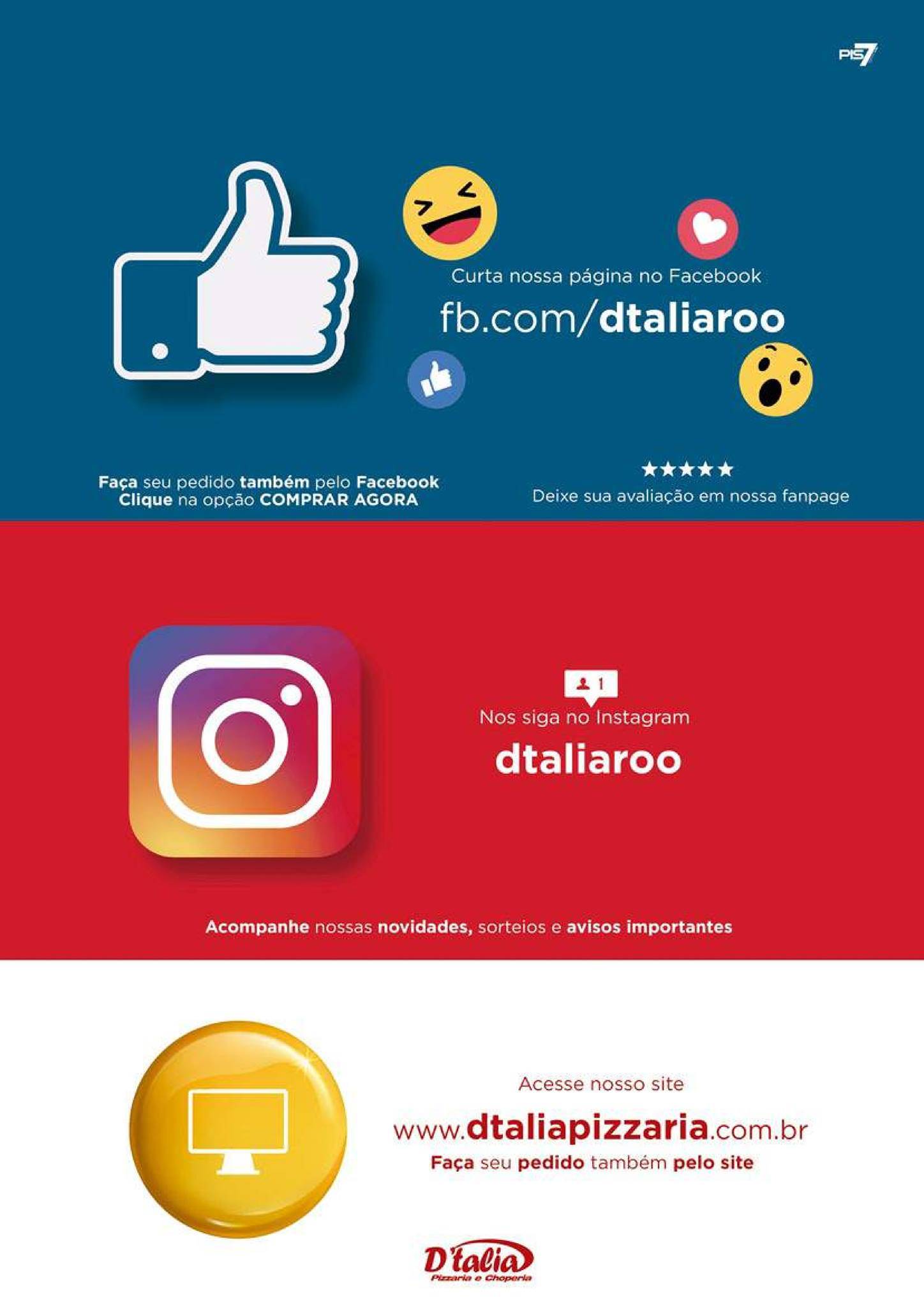 D'talia Pizzaria e Choperia - Rondonópolis cardápio