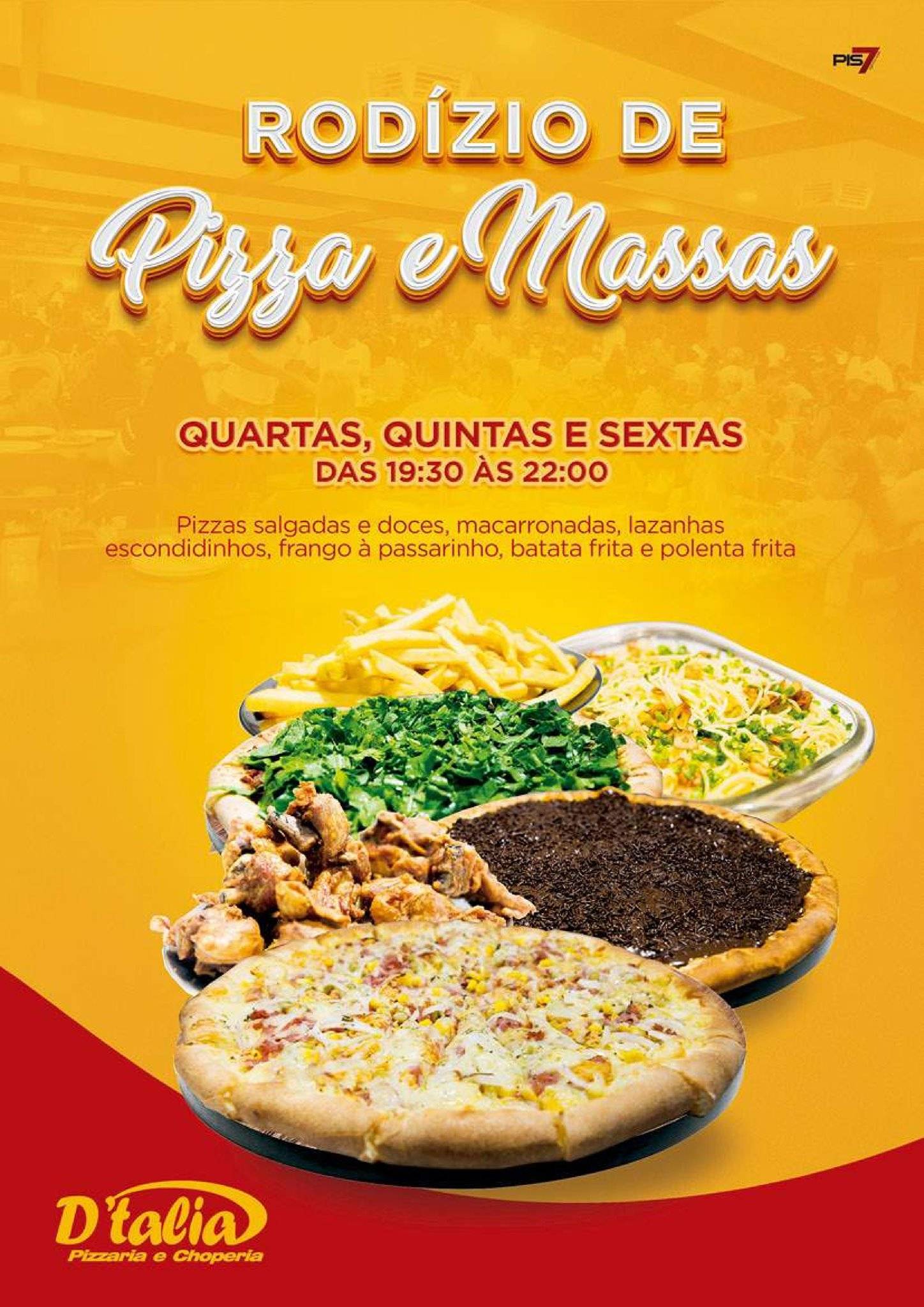 D'talia Pizzaria e Choperia - Rondonópolis cardápio