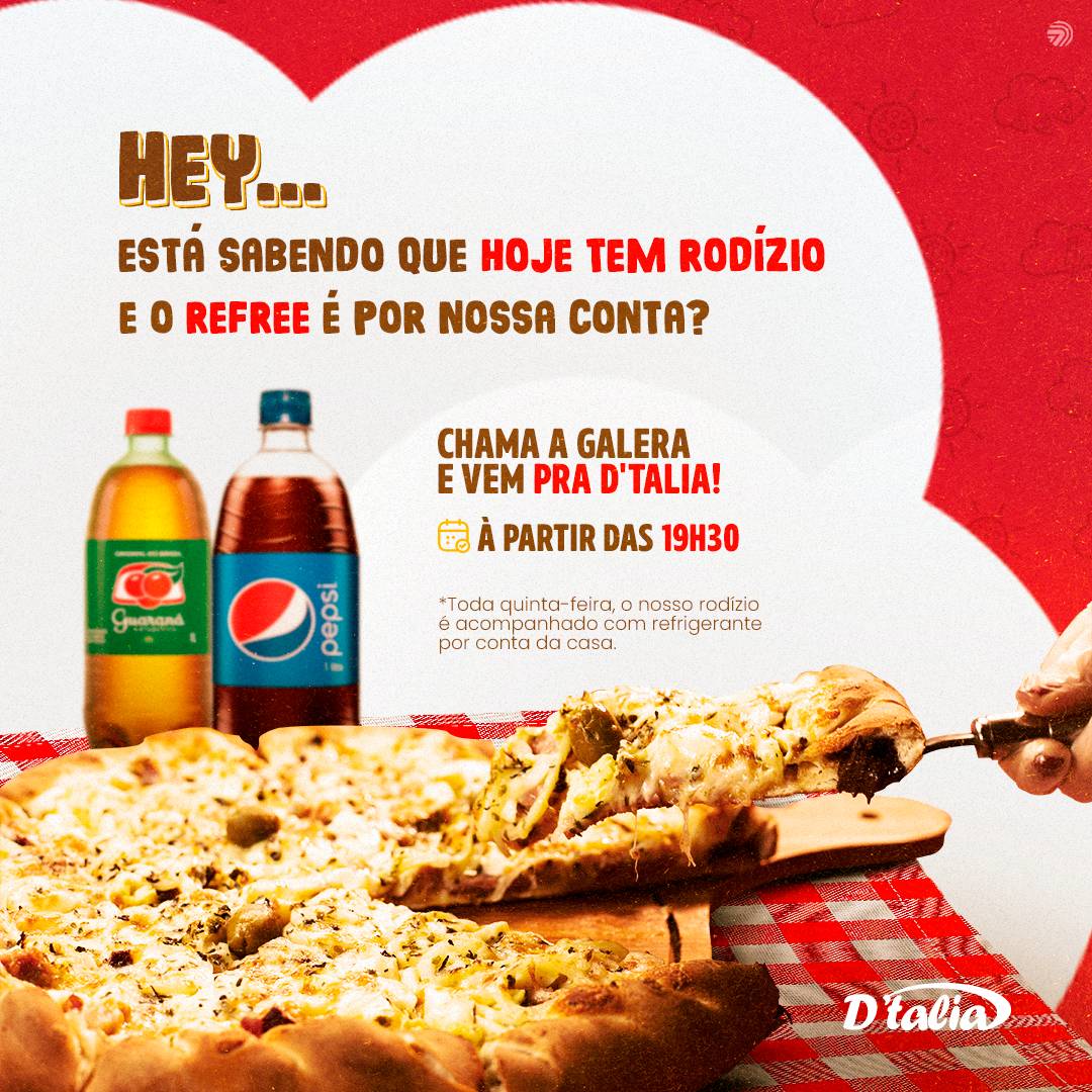 D'talia Pizzaria e Choperia - Rondonópolis cardápio