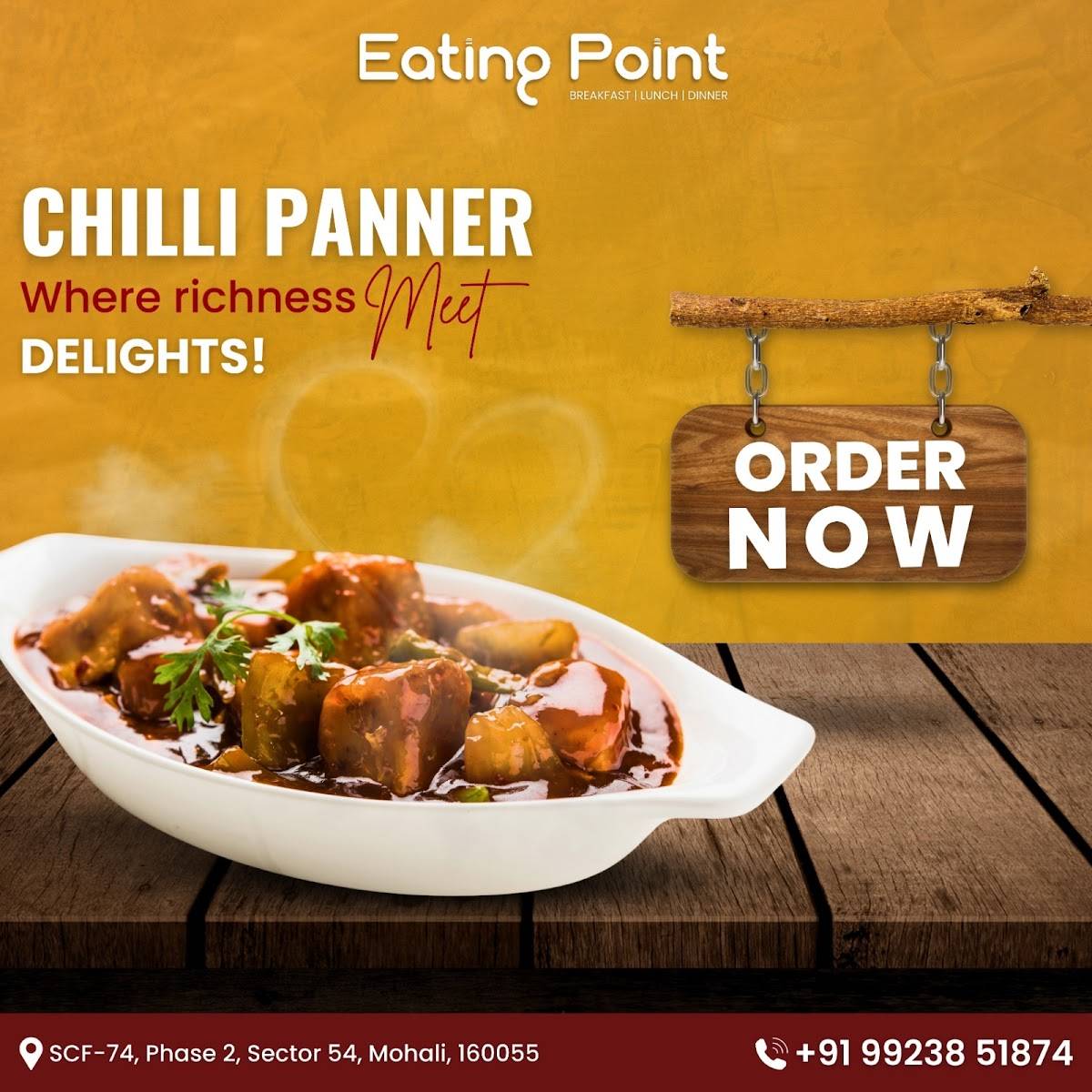Eating Point (Family Restaurant In Mohali, Chinese Restaurants In Mohali, Food Court, Punjabi Food) menu