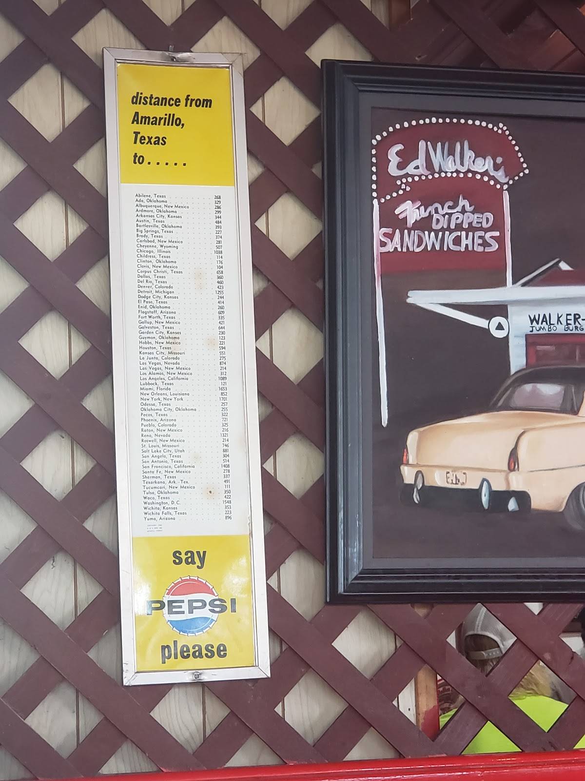 Menu at Ed Walker's DriveIn & Restaurant, Fort Smith