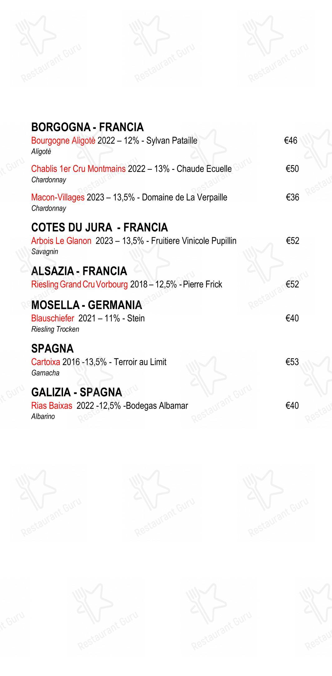 菜单 per Eggs Roma in Roma