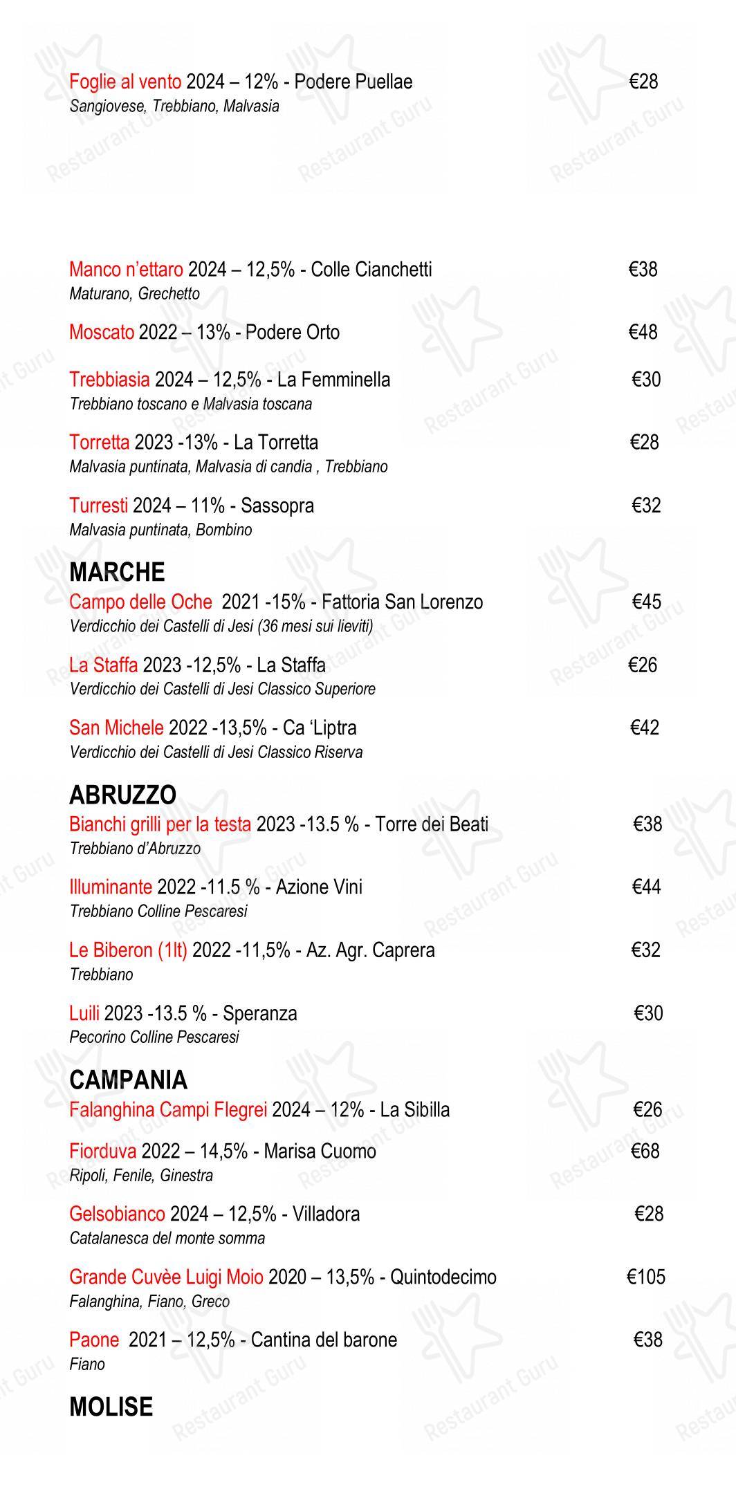 菜单 per Eggs Roma in Roma