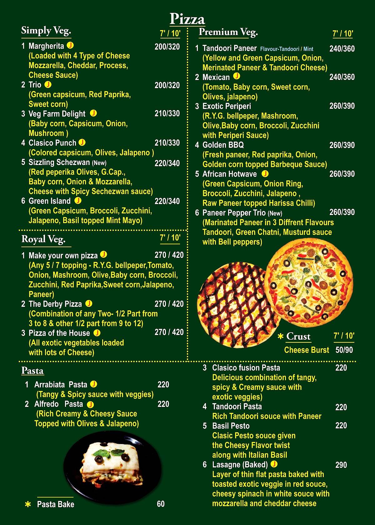El Clasico Cafe menu