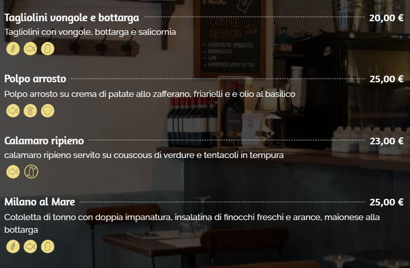Menu di El Pecà 