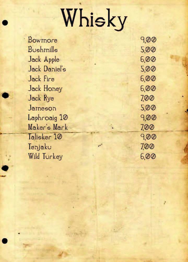 Menu di Eleven Cocktail Bar - American Bar 