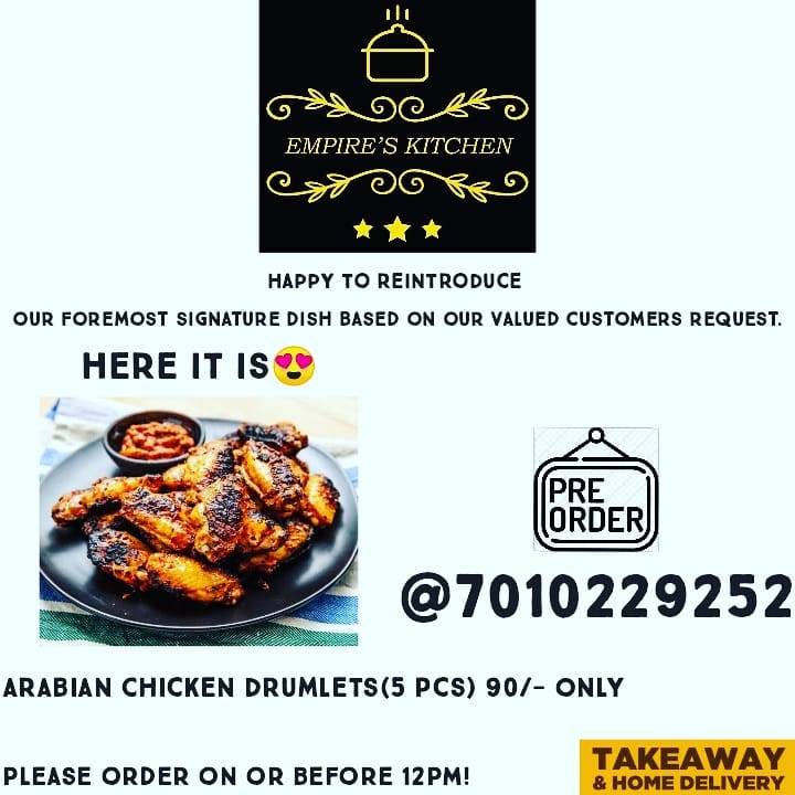 Empire's Kitchen menu