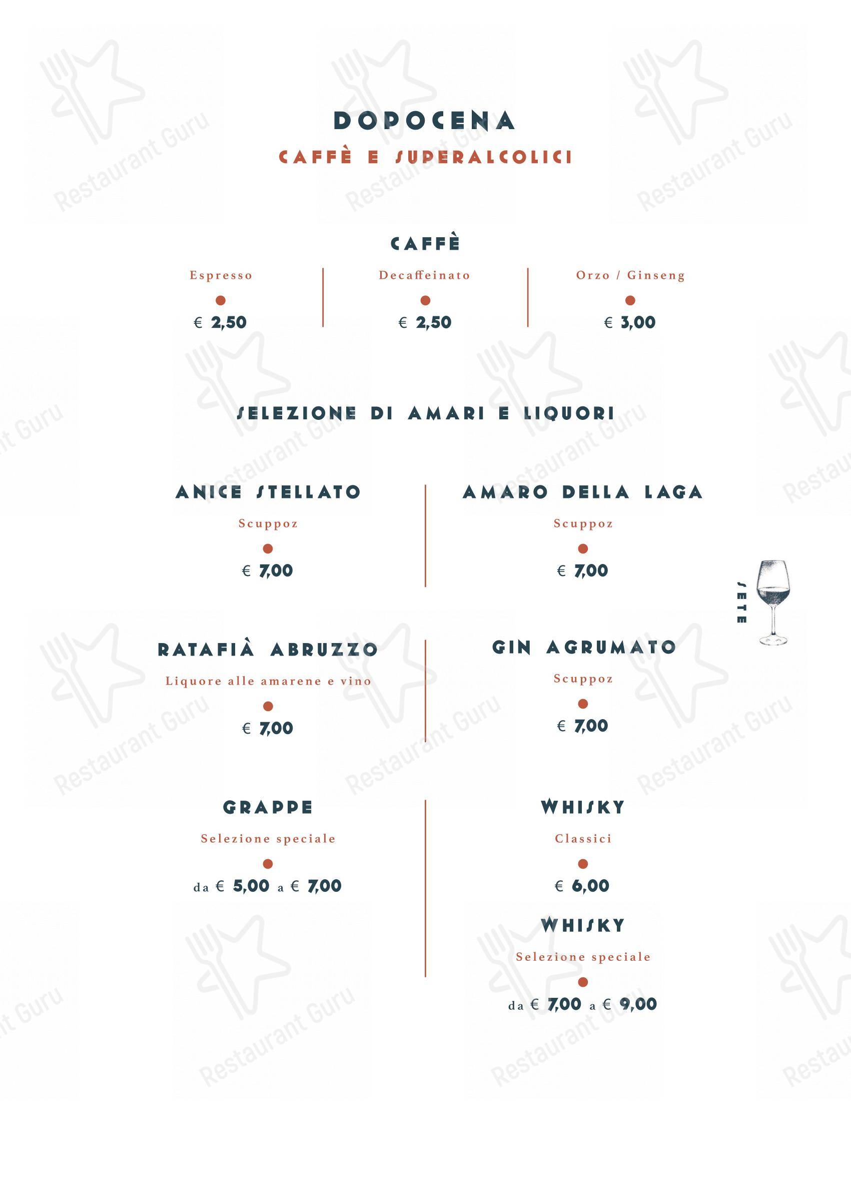 Enosteria Lipen in Triuggio - Menu