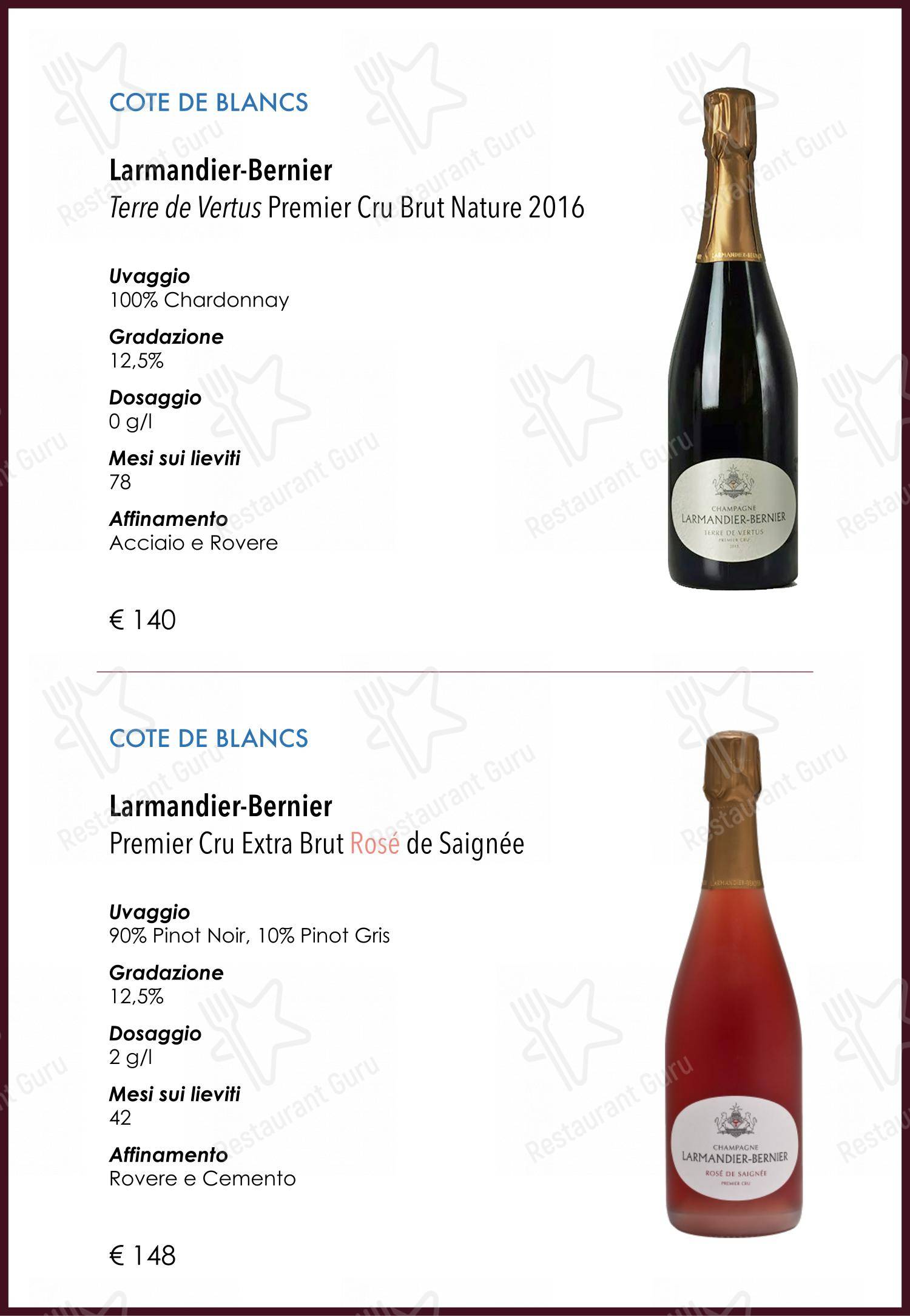 Menu per Enoteca 