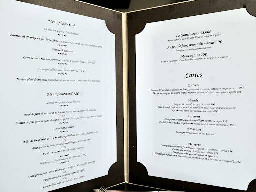 Menu de Entre-Roches