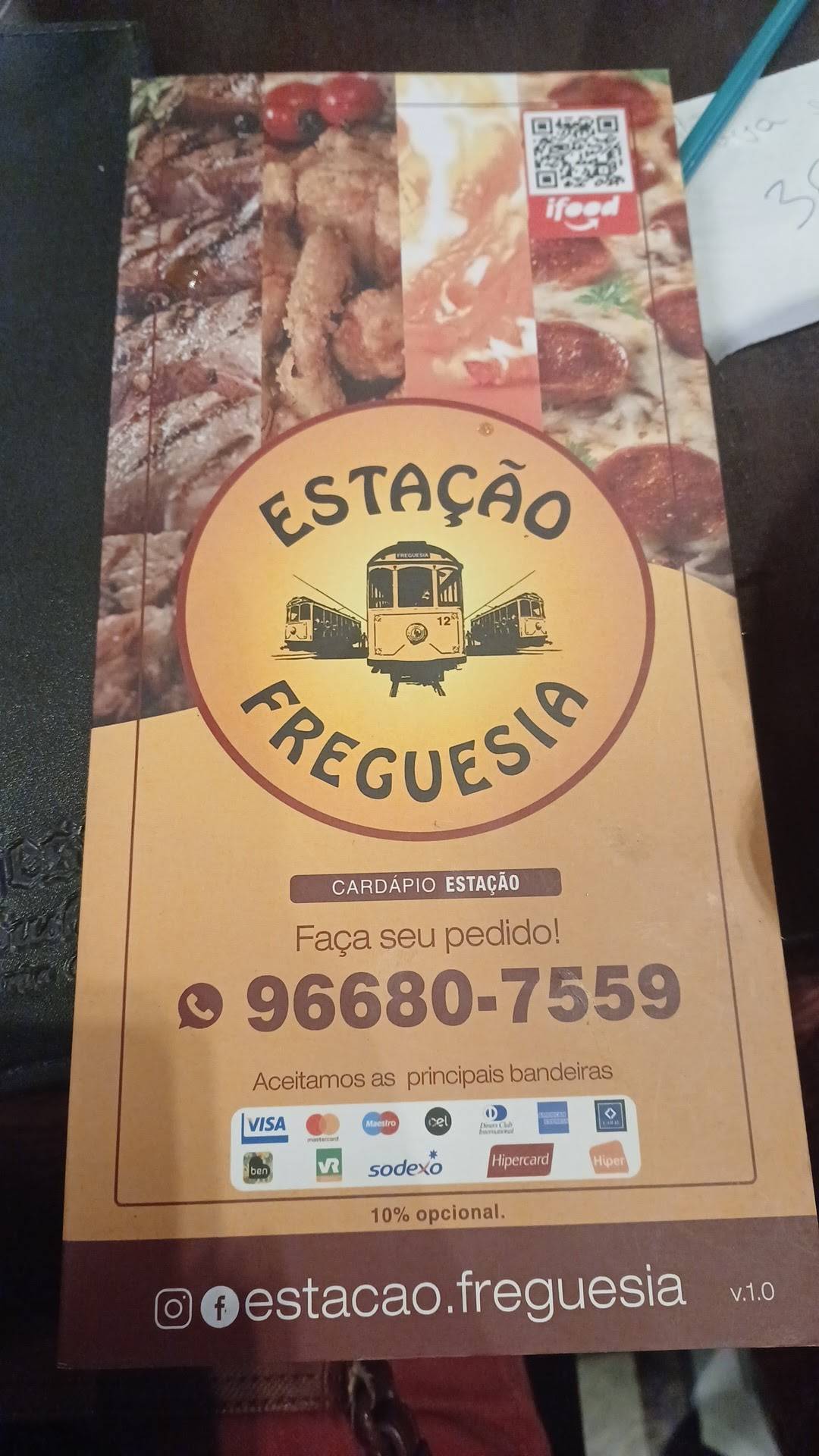 Estação Freguesia cardápio