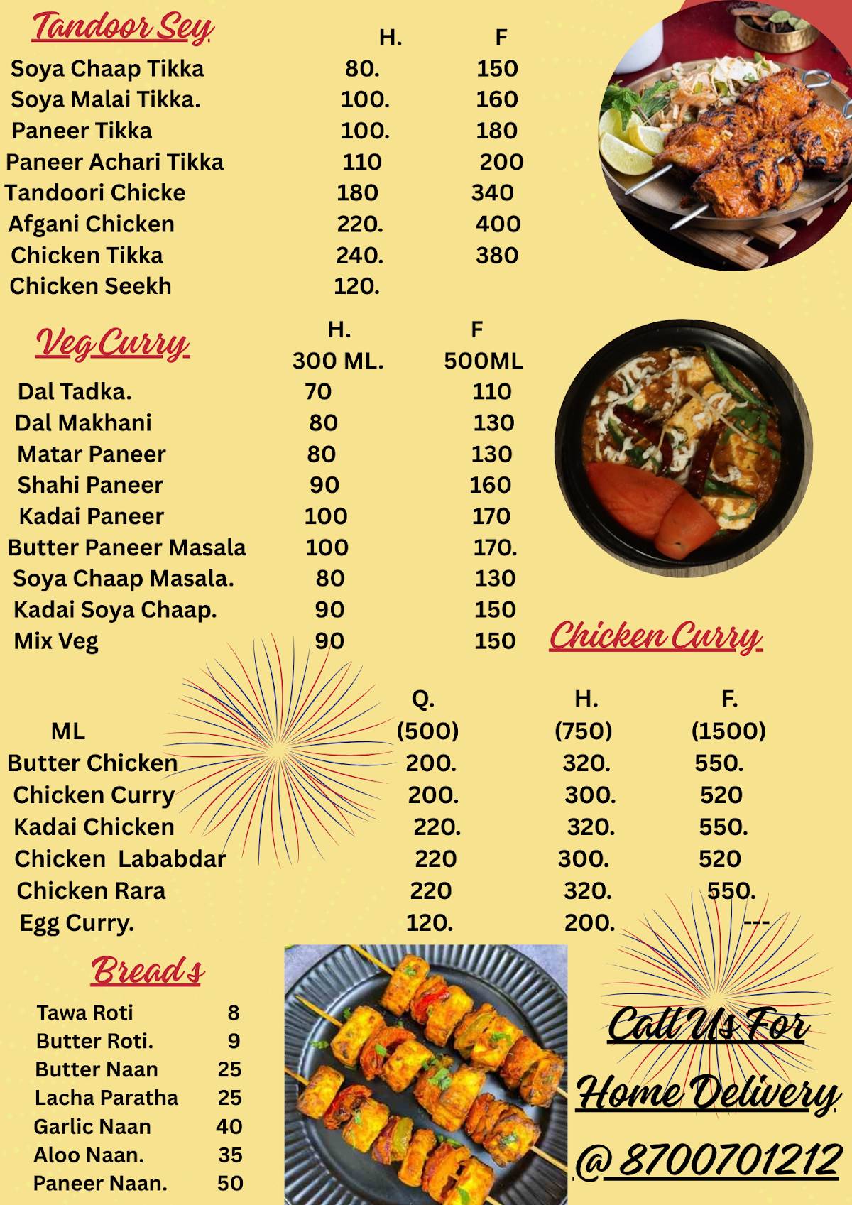 Manpasand Khana by FODODO menu