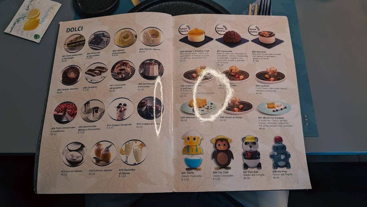 Menu di FY FengYe Asian Fusion 