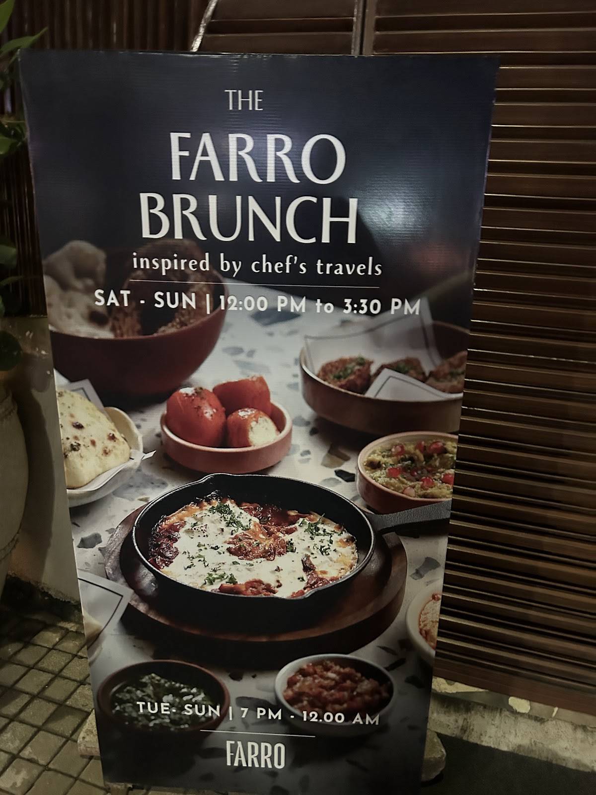 Farro menu