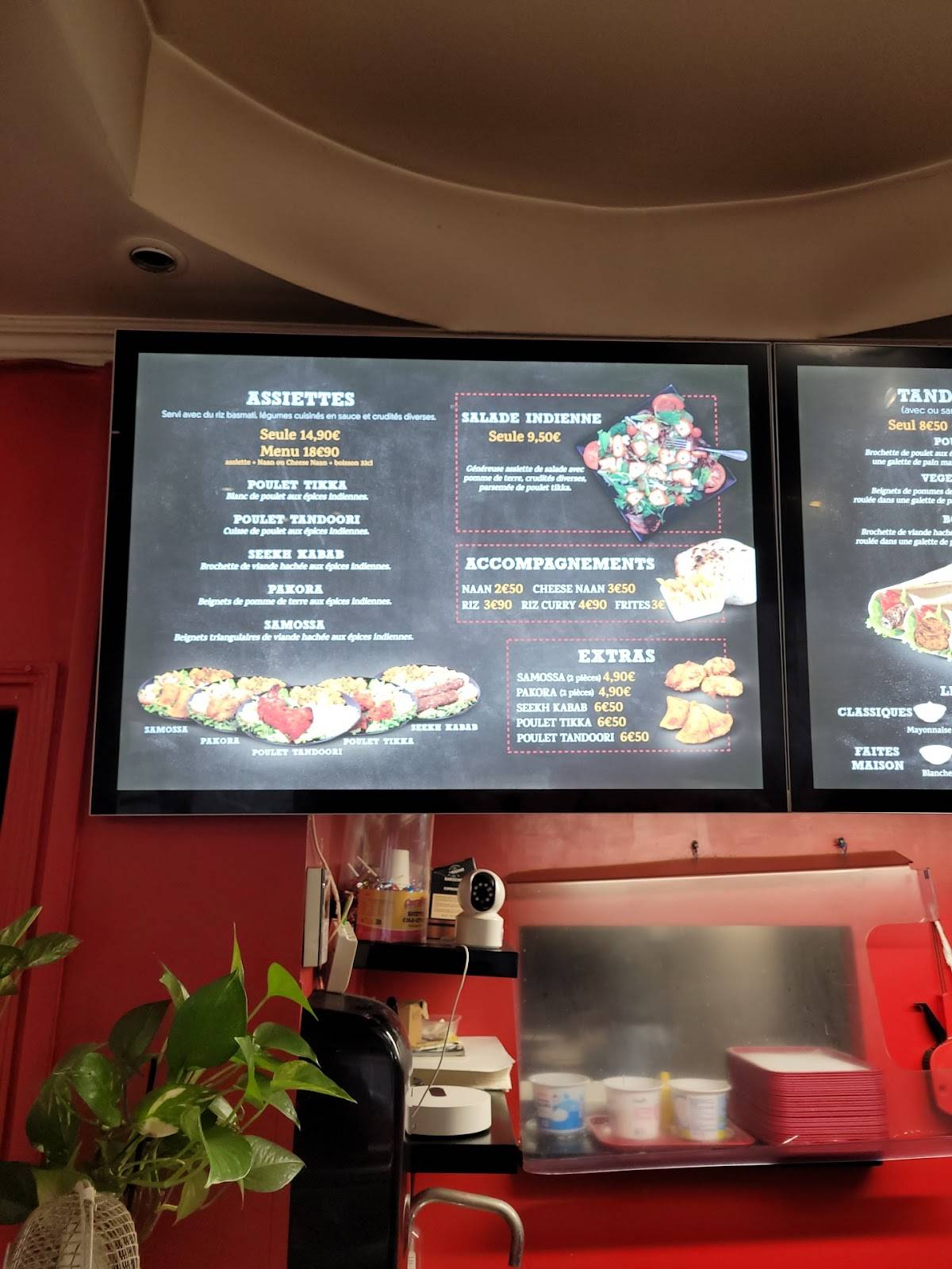 Menu de Spicy Tandoori