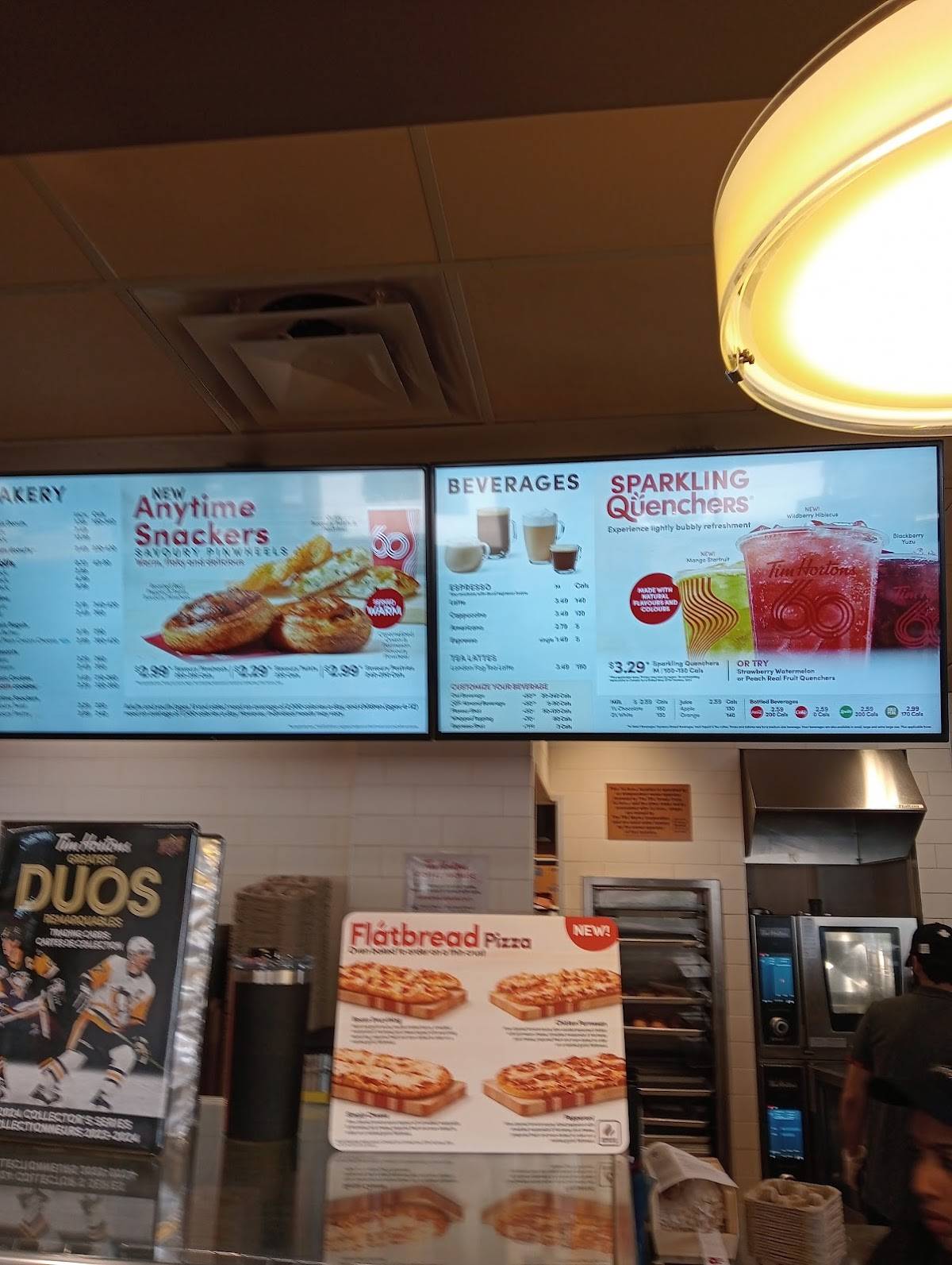 Menu de Tim Hortons