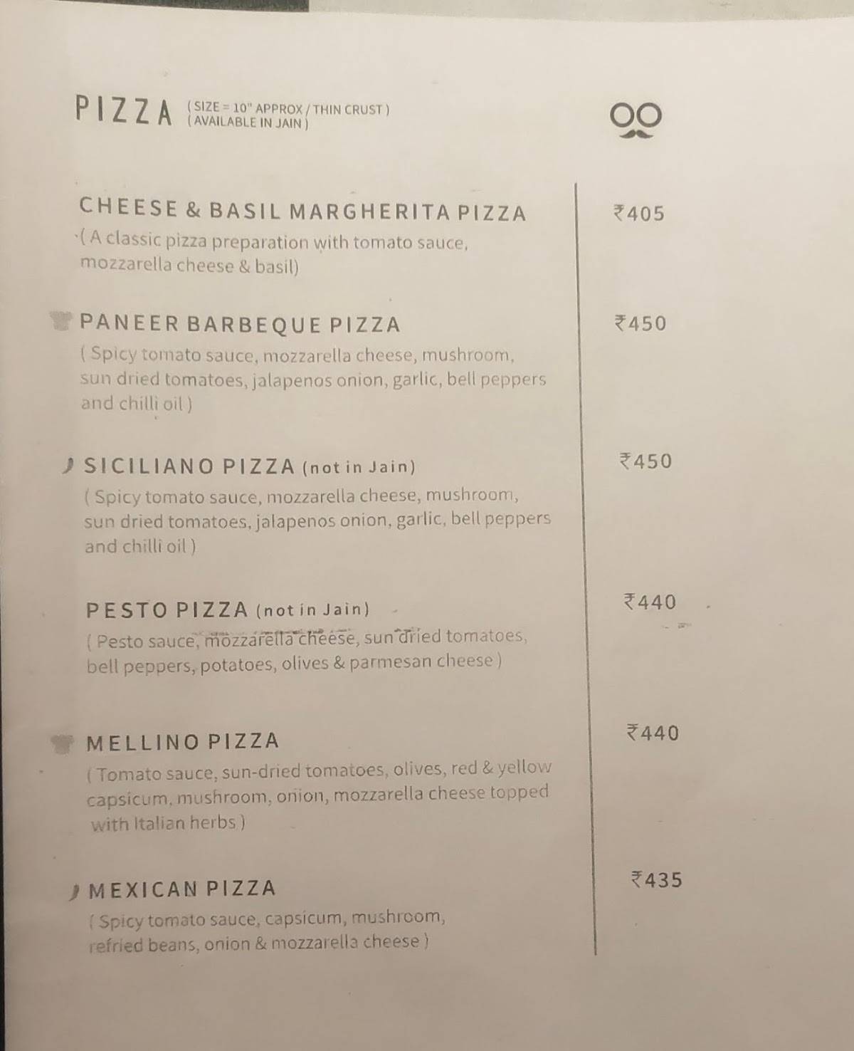Fatcook menu