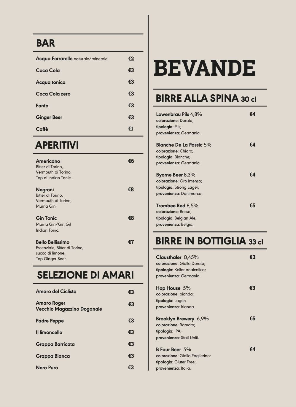 Menu di Fattore L 