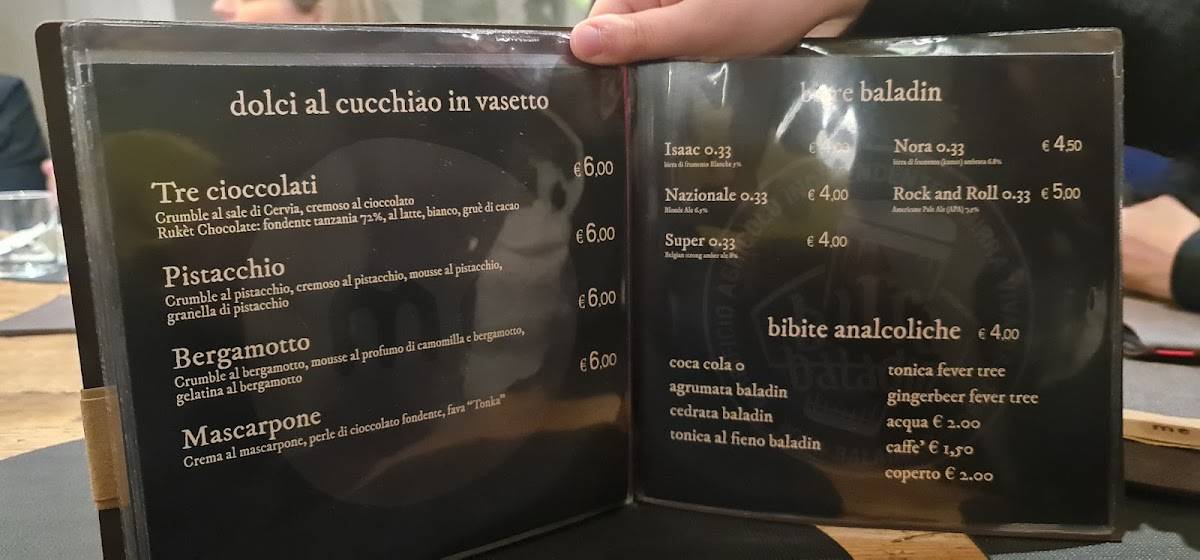 Menu di Me Pizzeria&CocktailRoom 