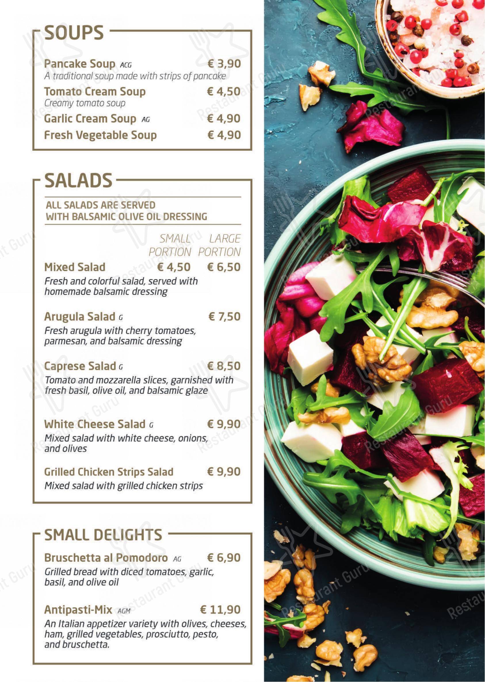 Fiero Restaurant dans Vienne - Menu bar